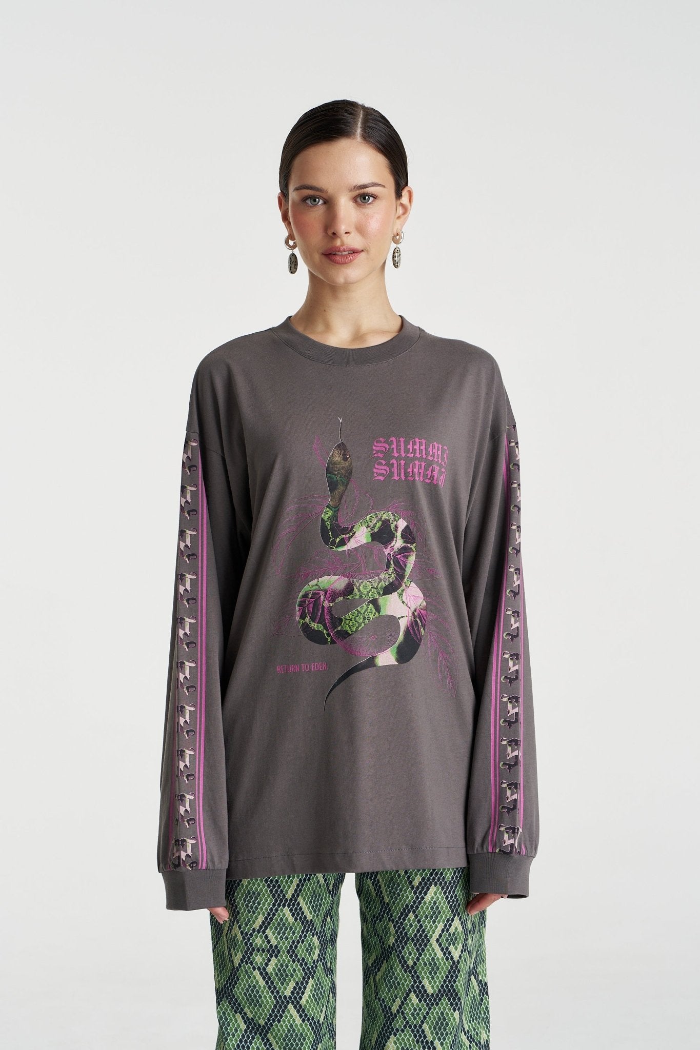 Eden LS Tee - Shadow - T-Shirts - Summi Summi - Women's fashion at The Freedom State