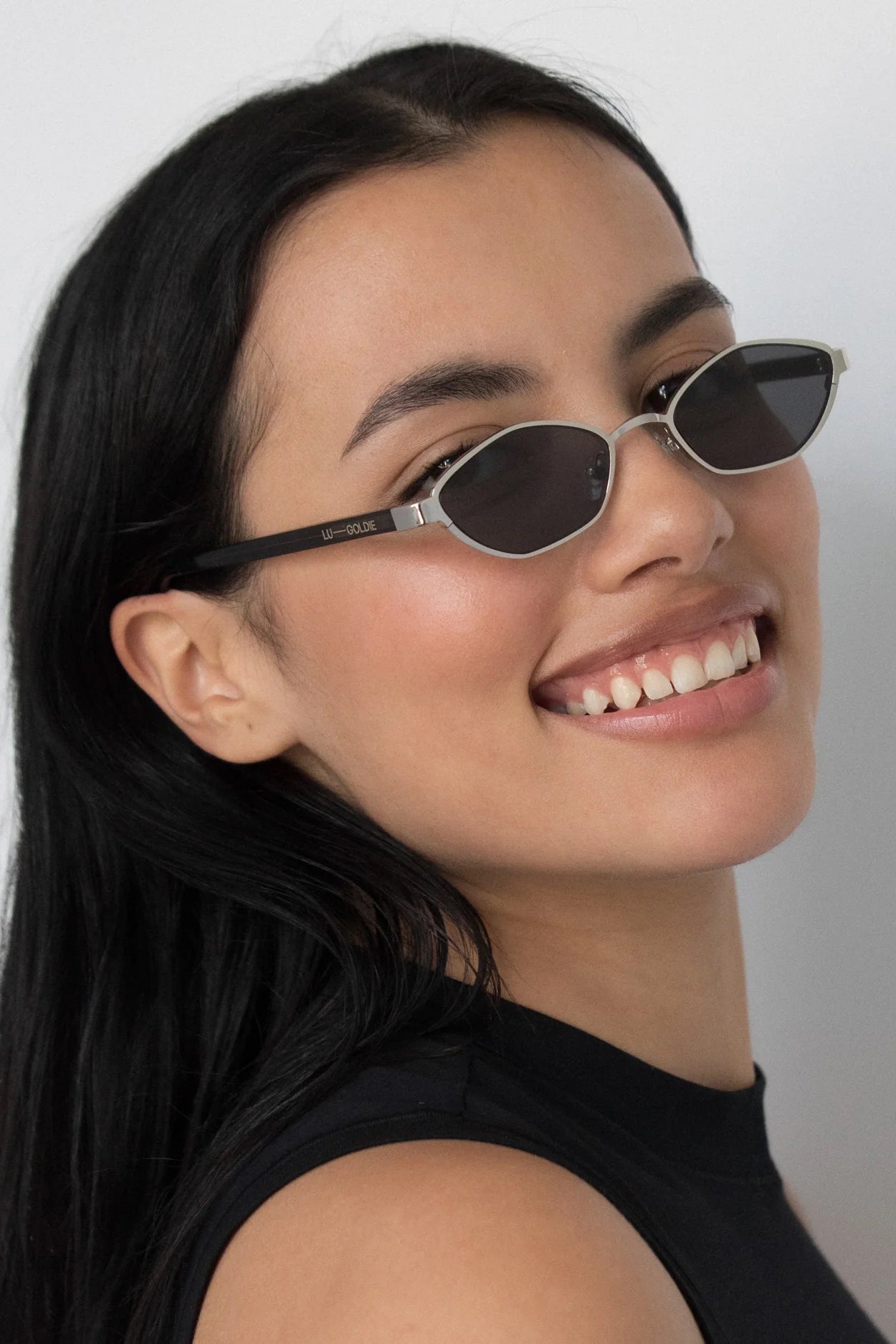 Farrah Sunglasses - Silver - Sunglasses - Lu Goldie - Women's fashion at The Freedom State