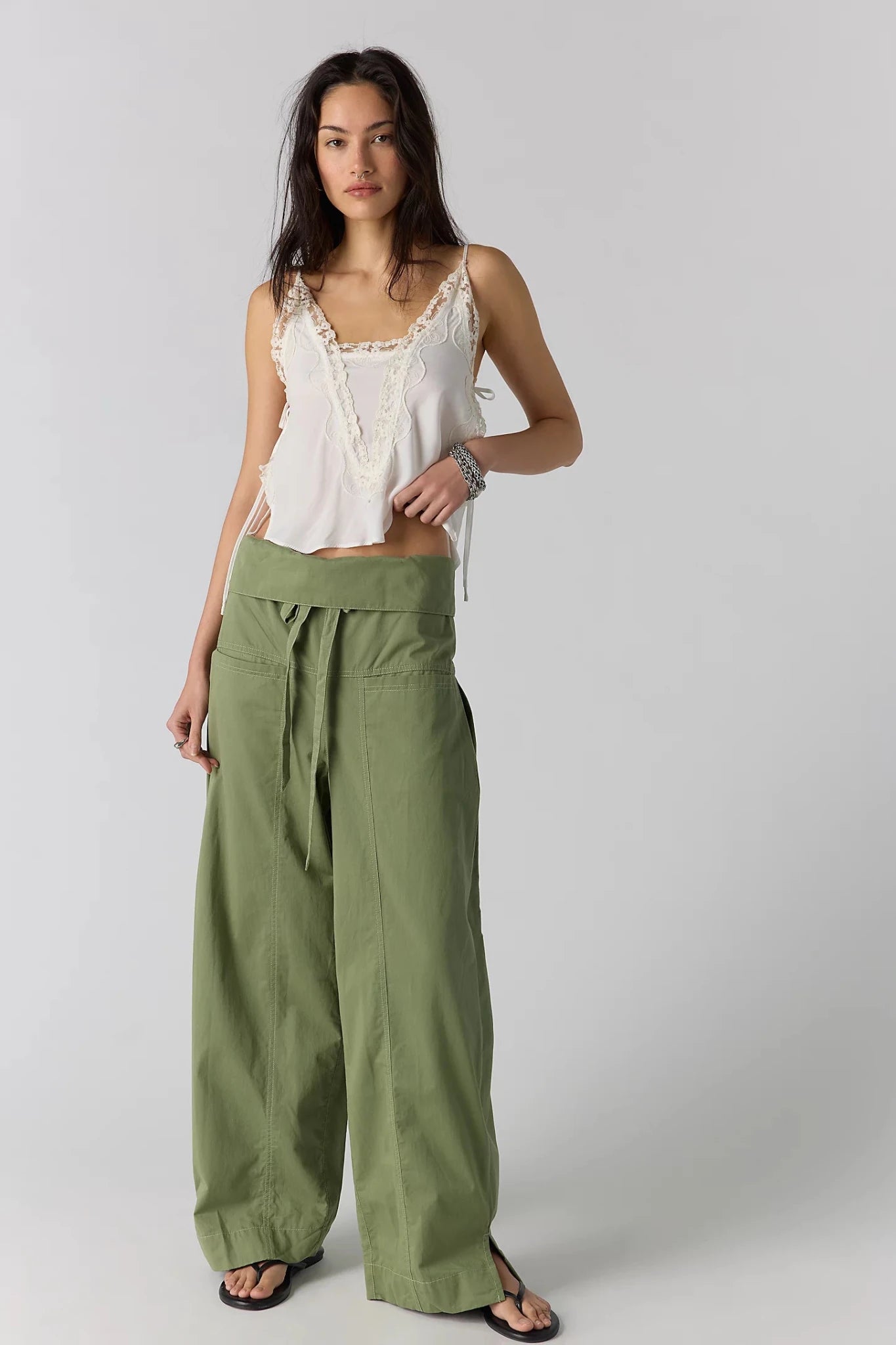 Fisherman Pant - Mistletoe - Pants - Free People - Women's fashion at The Freedom State