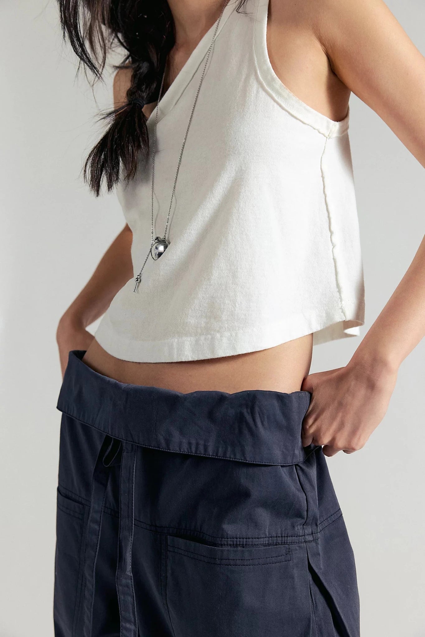 Fisherman Pant - Washed Black - Pants - Free People - Women's fashion at The Freedom State
