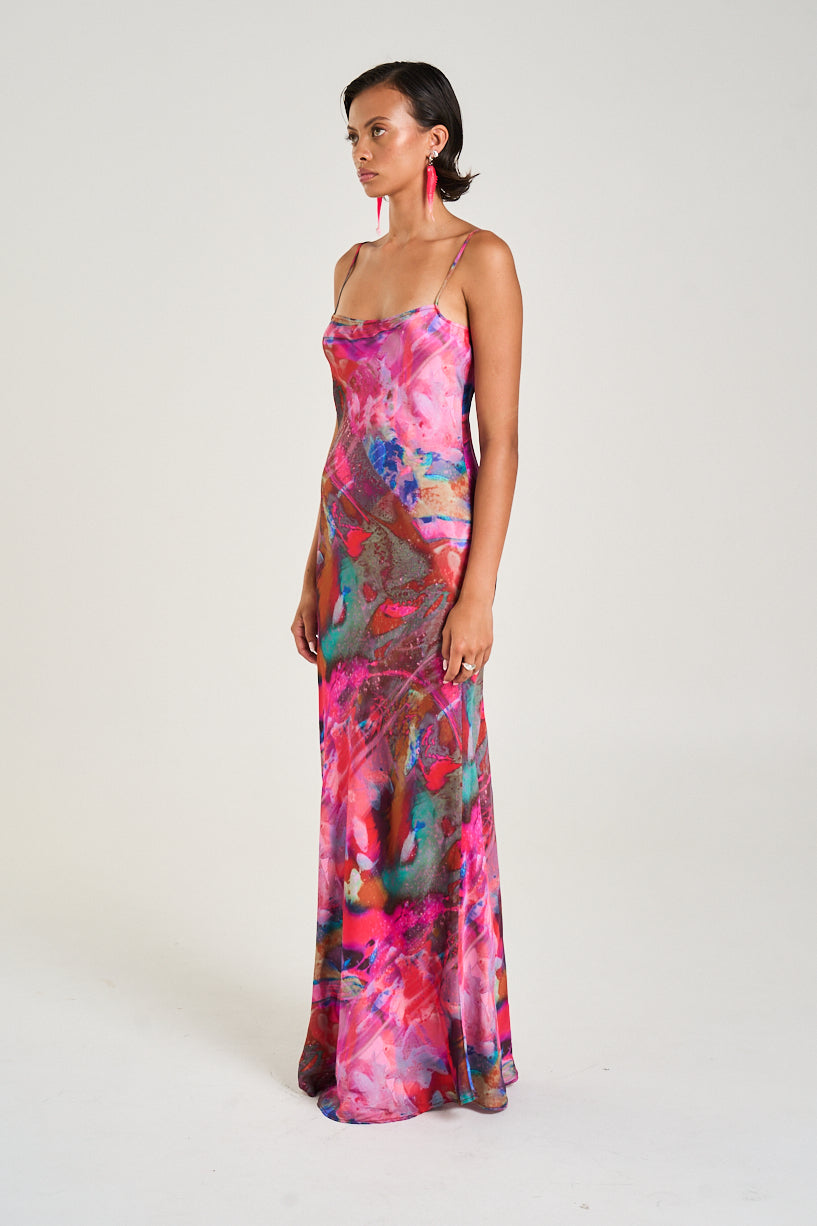 Luna Maxi Dress - Fish Tank