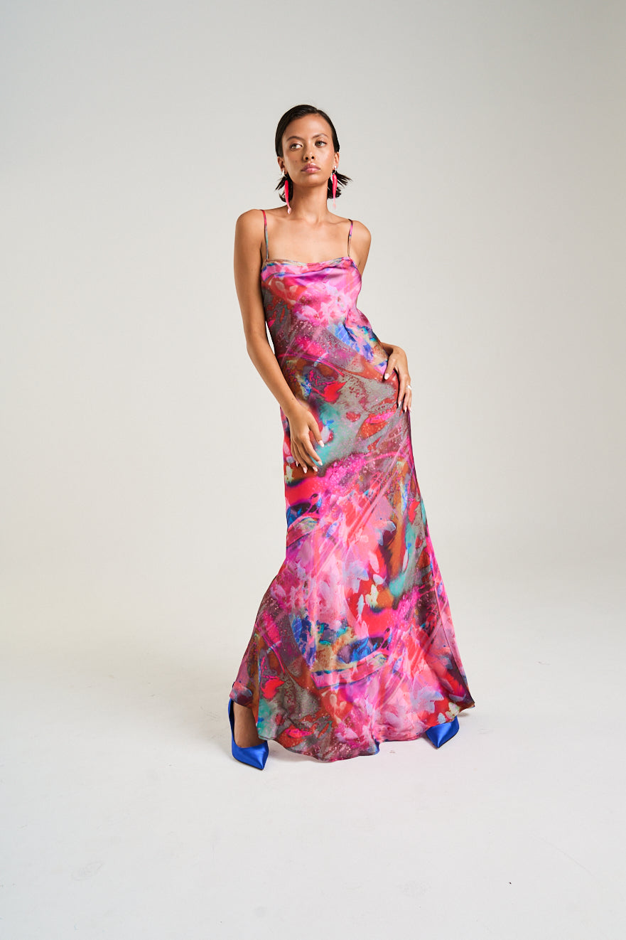 Luna Maxi Dress - Fish Tank