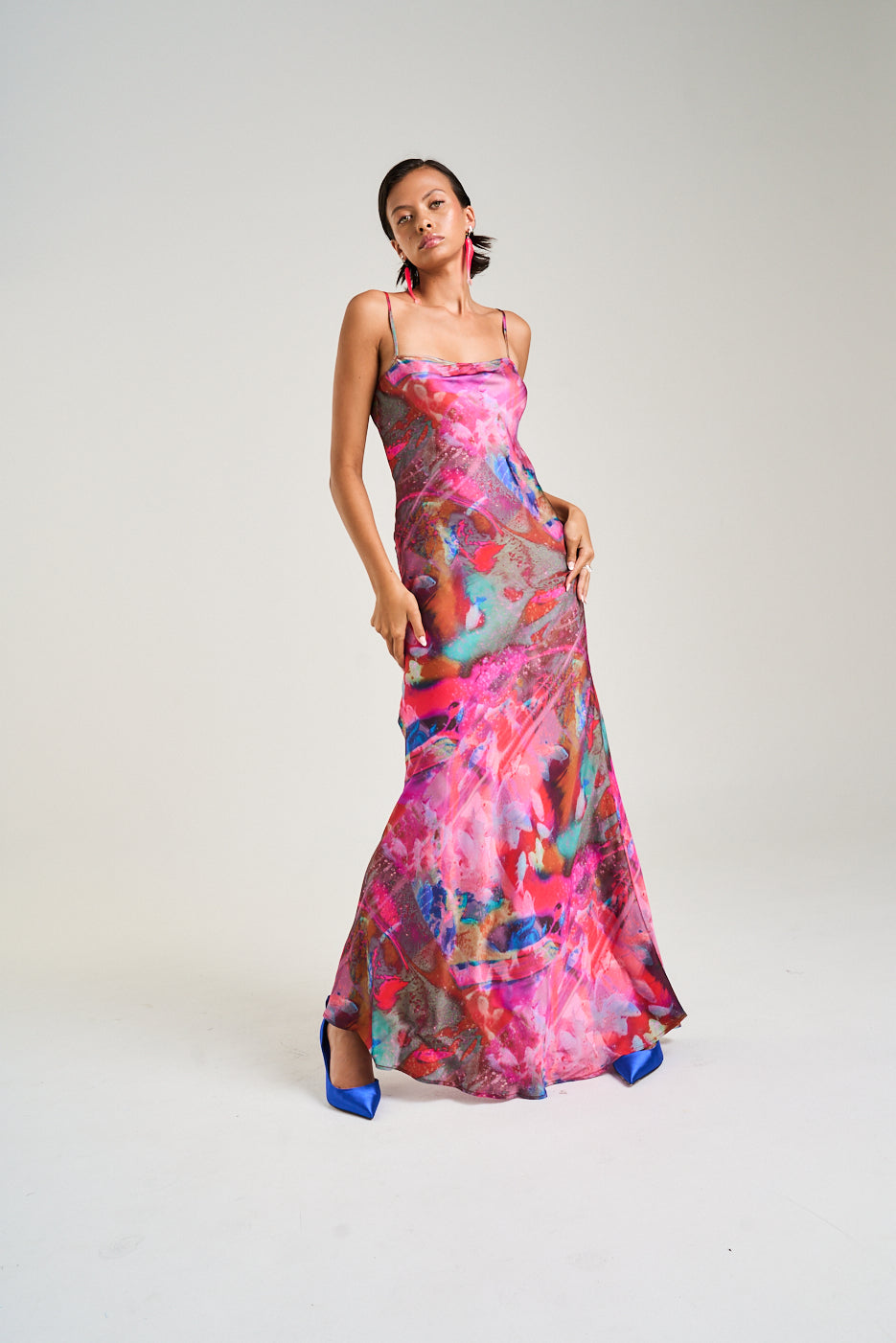 Luna Maxi Dress - Fish Tank