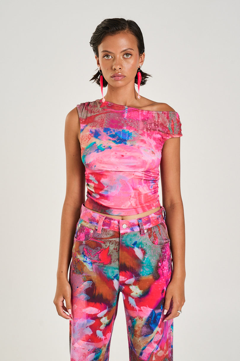 Of The Shoulder Top - Fish Tank