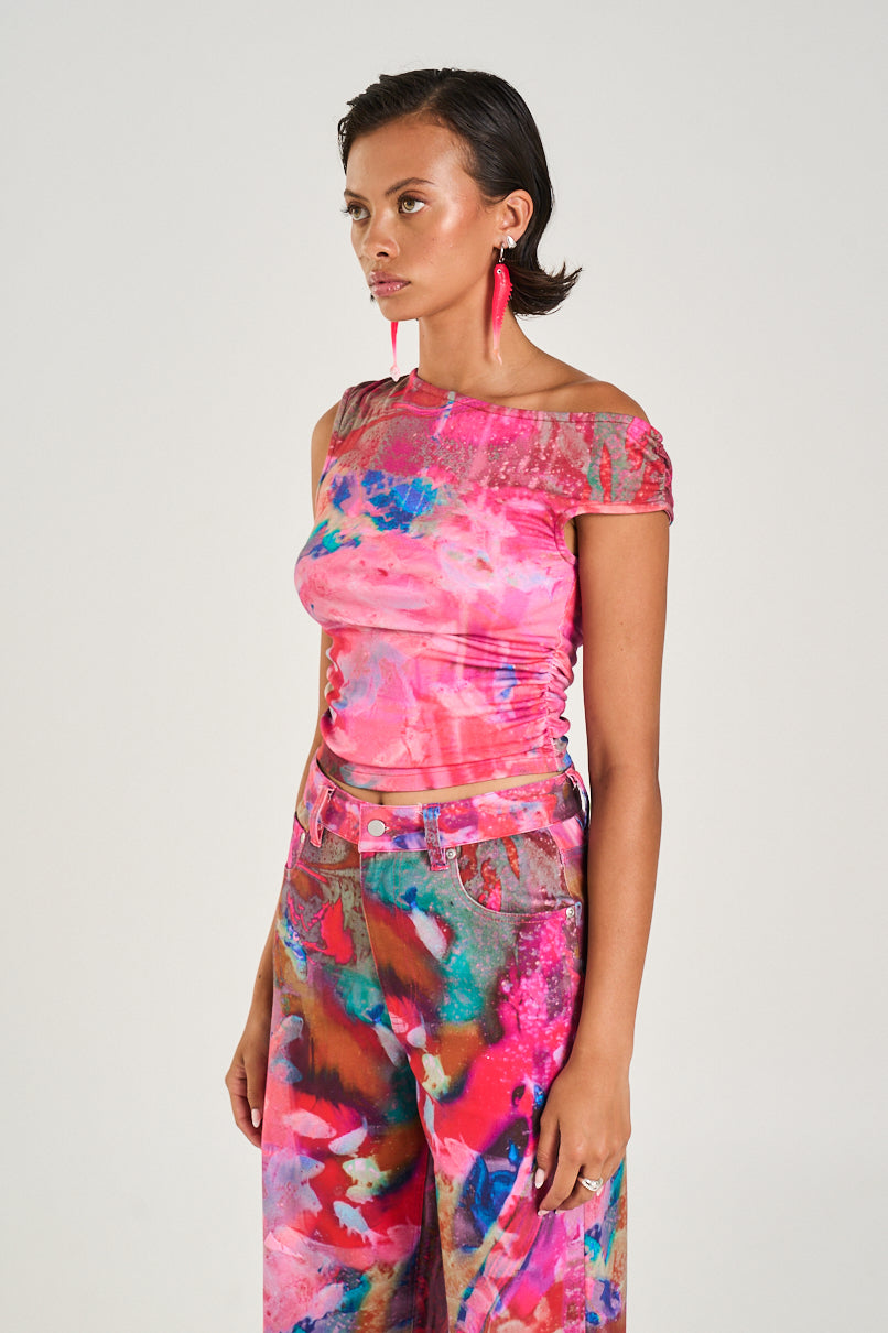 Of The Shoulder Top - Fish Tank