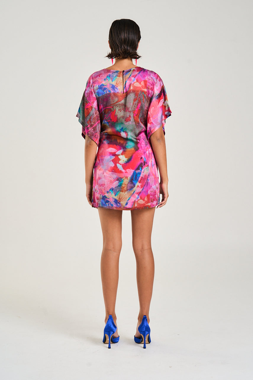 Tie Front Dress - Fish Tank