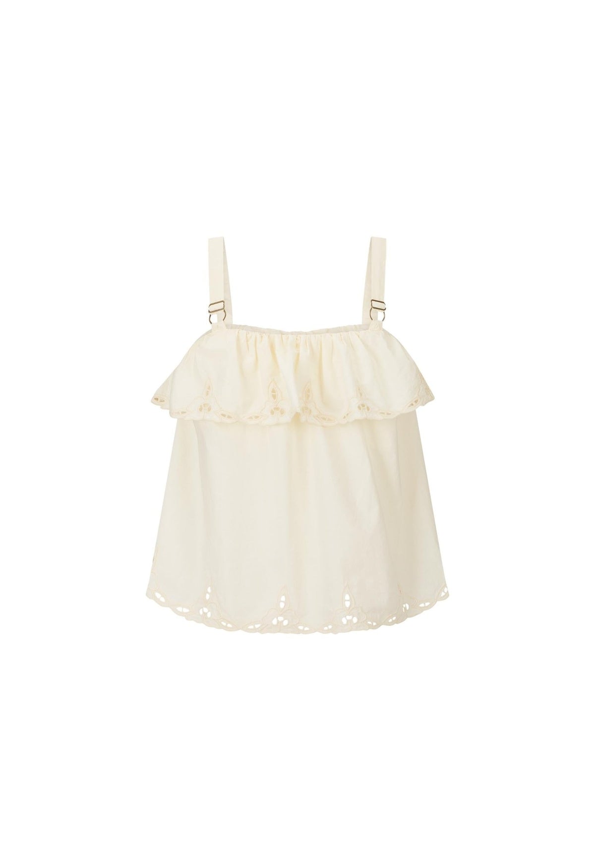 Fleur De Lis Cami - Ivory - Fashion Tops - Spell - Women's fashion at The Freedom State