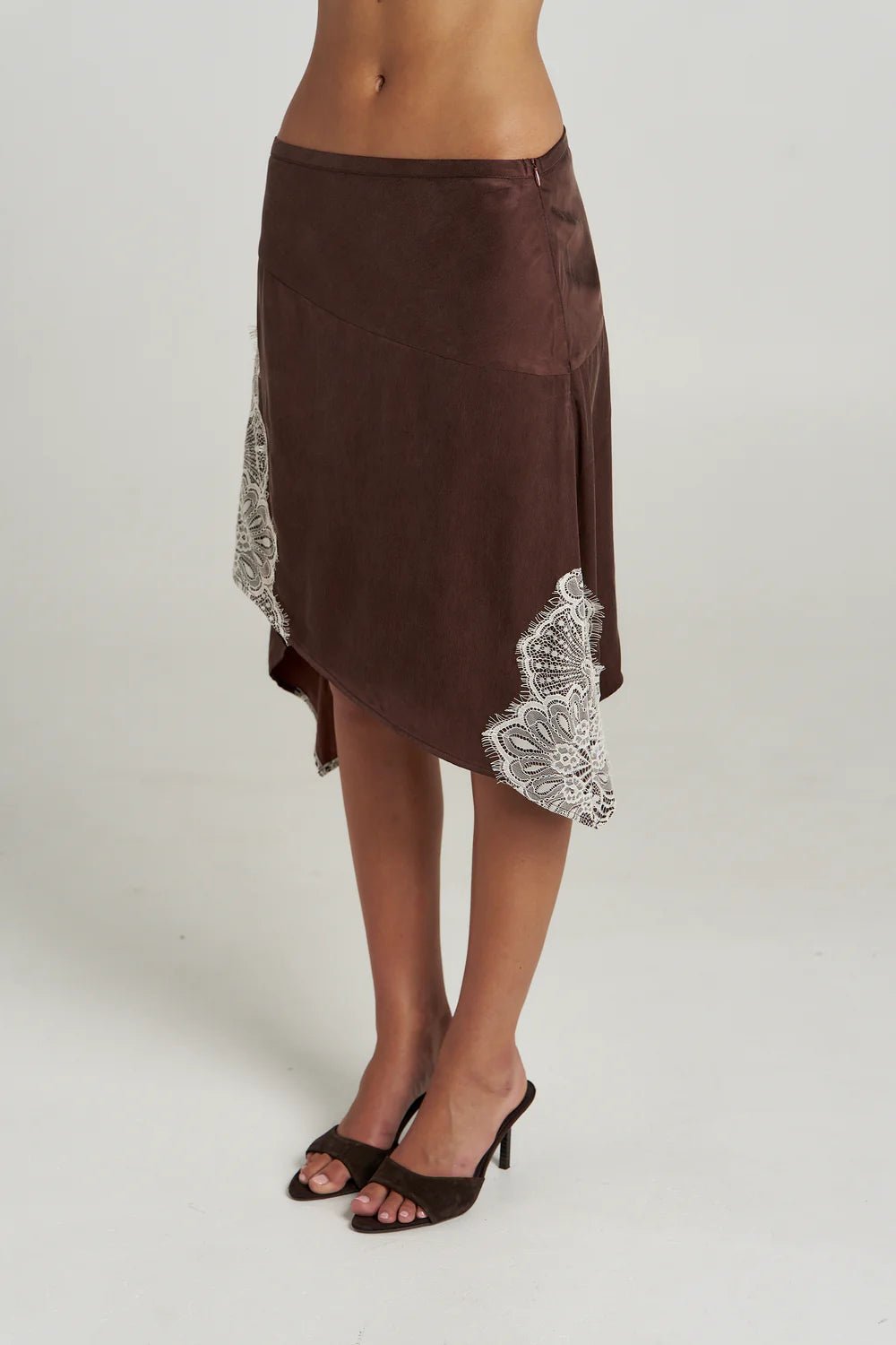 Florence Asym Skirt - Espresso - Skirts - Summi Summi - Women's fashion at The Freedom State