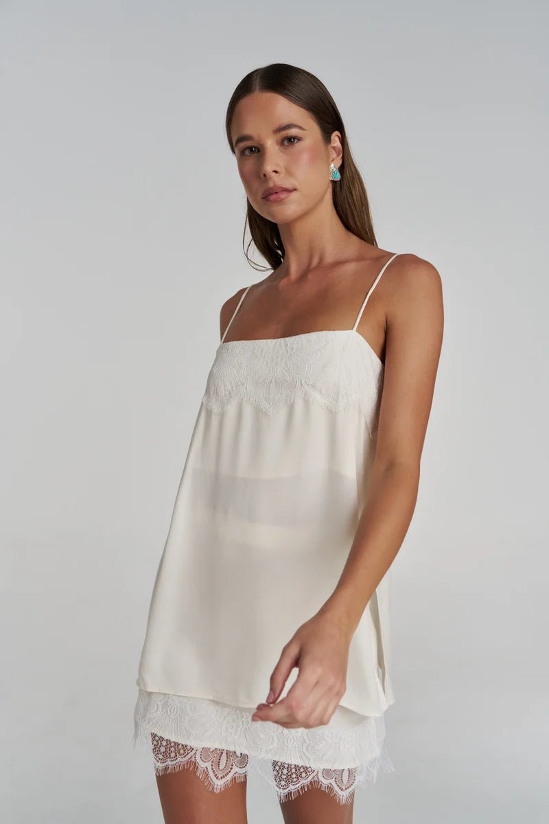 Florence Mini Skirt - White - Skirts - Summi Summi - Women's fashion at The Freedom State