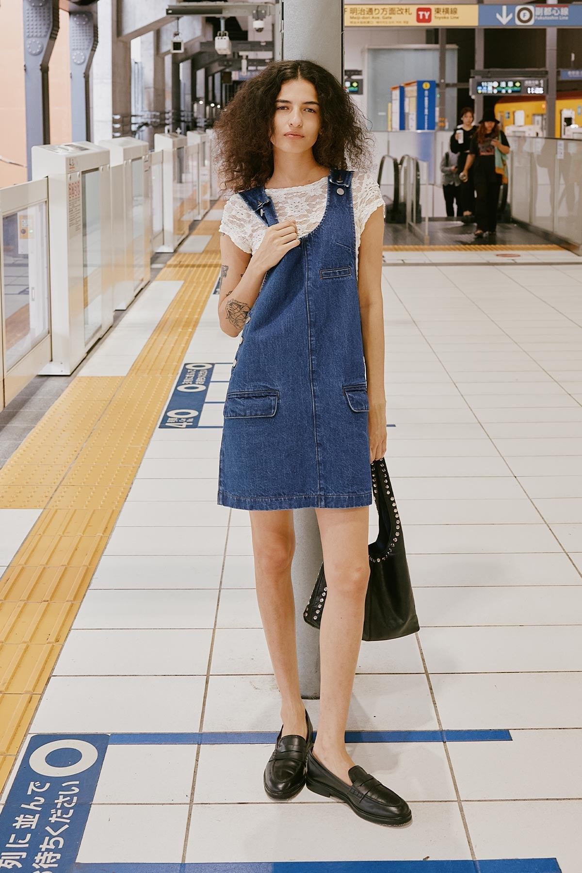 Franka Denim Mini Dress - Classic Wash - Mini Dresses - Rowie The Label - Women's fashion at The Freedom State