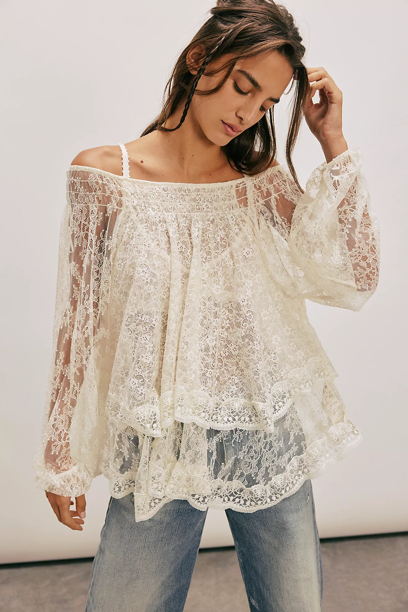 Goldie Knit (Reversible) Top - Tofu