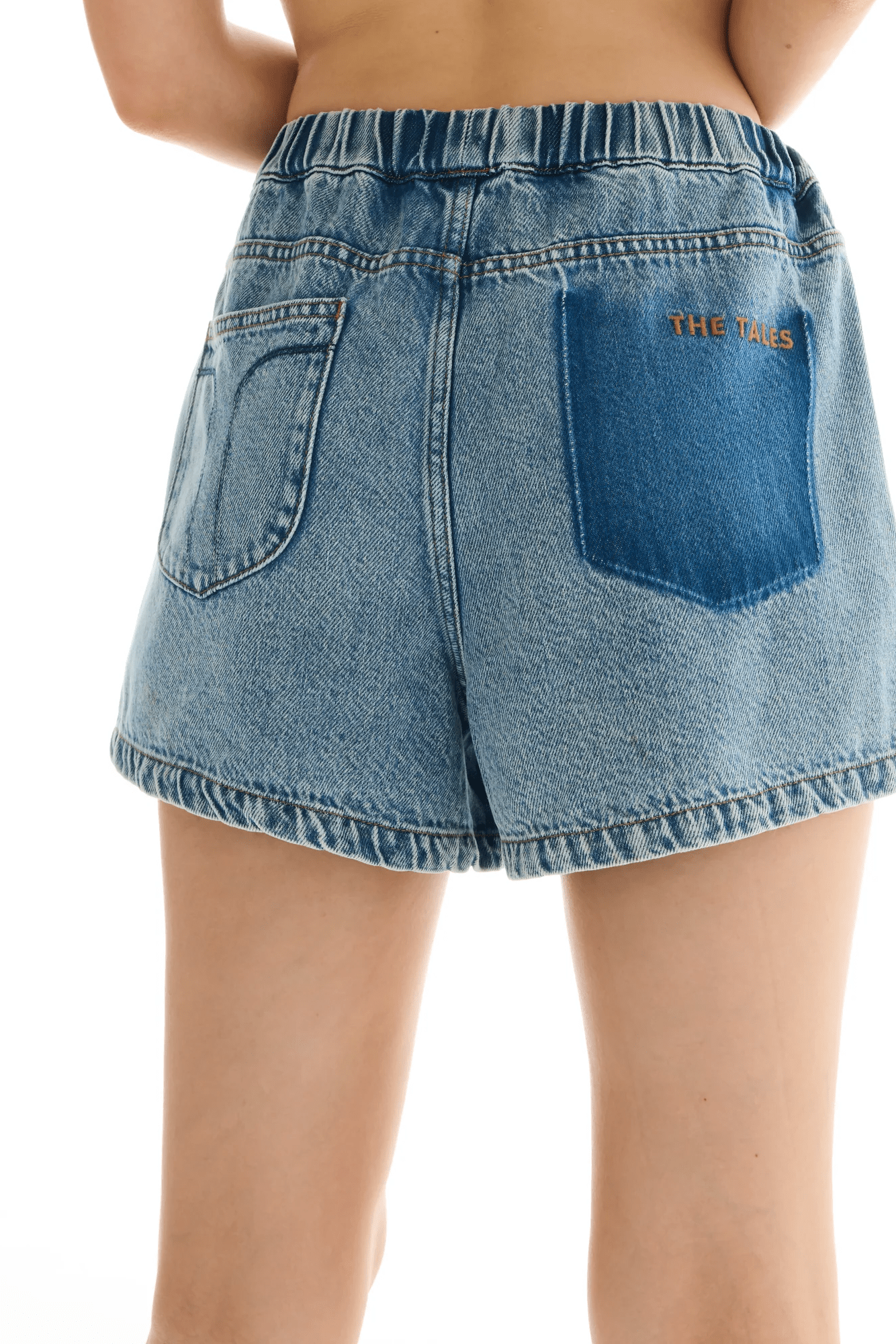 Hailey Pull On Denim Sports Shorts - Shorts - The Tales - Women's fashion at The Freedom State