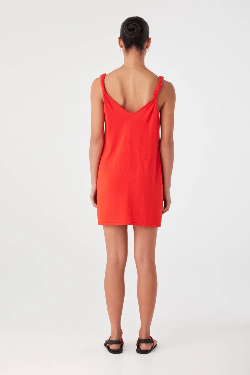 Hara Mini Dress - Hibiscus - Mini Dresses - Arcaa Movement