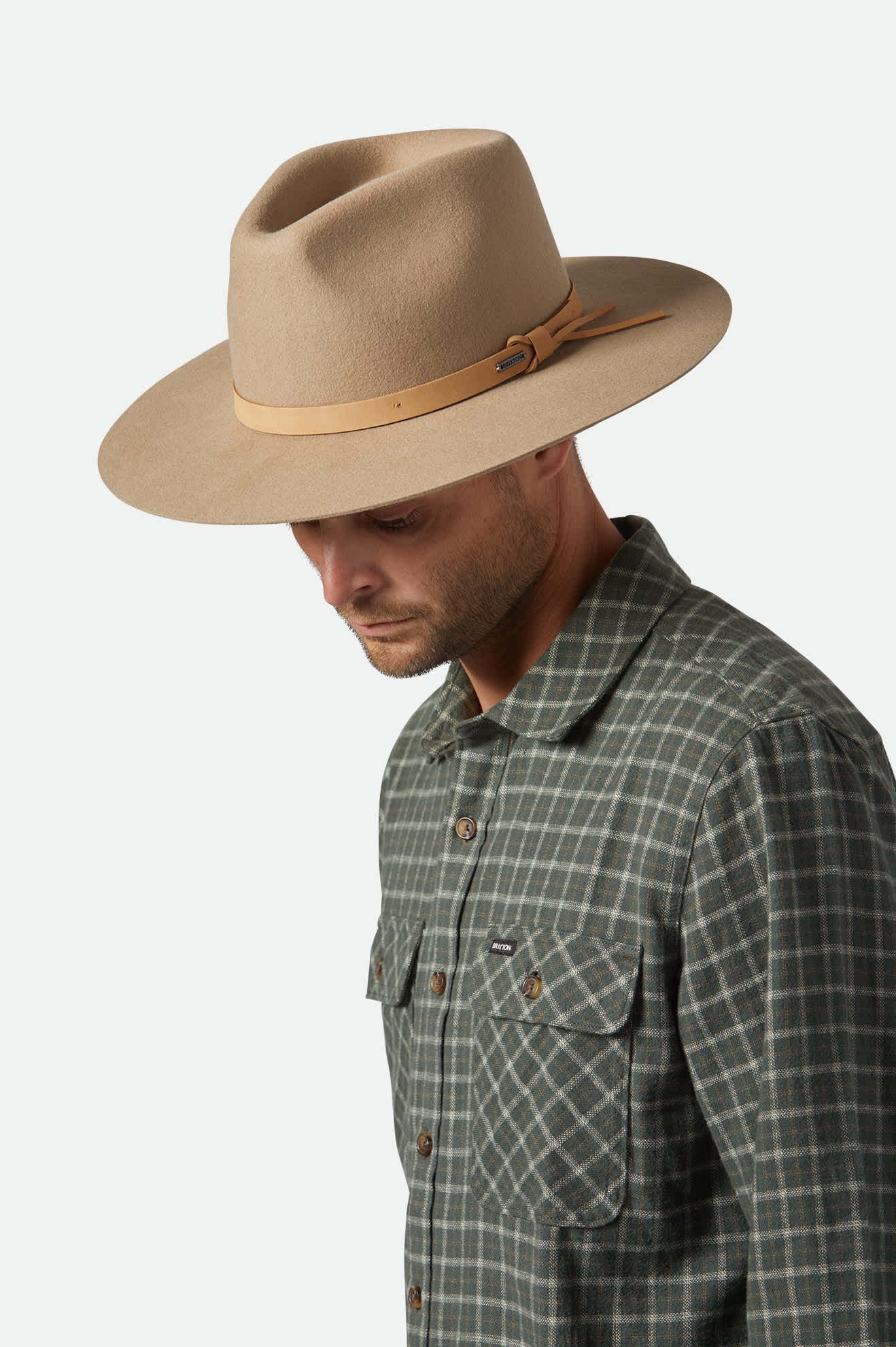 Hawkins WTHR Guard Cowboy Hat - Sand/Natural - Wide Brim Hat - Brixton - Women's fashion at The Freedom State