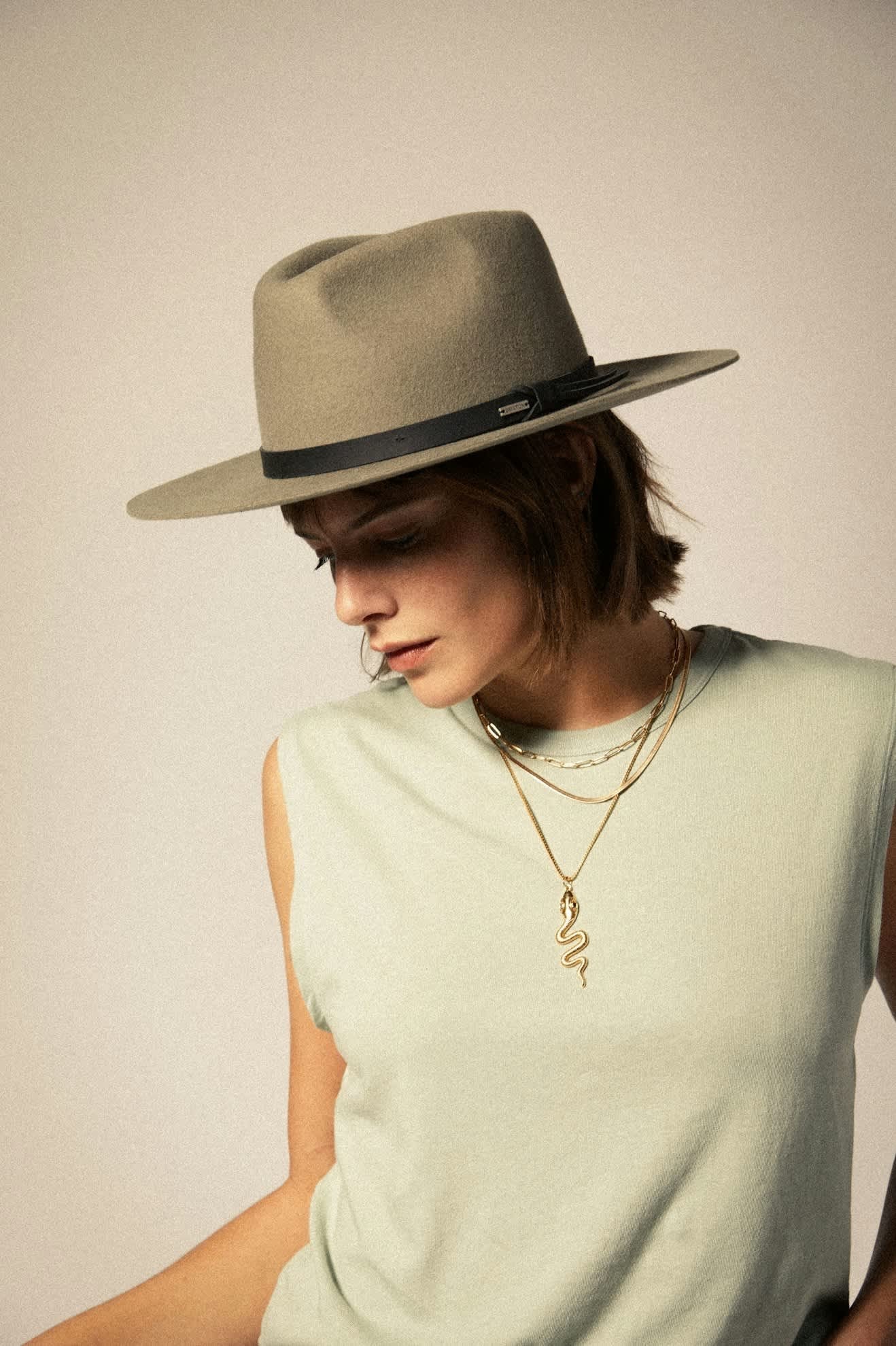 Hawkins WTHR Guard Cowboy Hat - Sand/Natural - Wide Brim Hat - Brixton - Women's fashion at The Freedom State