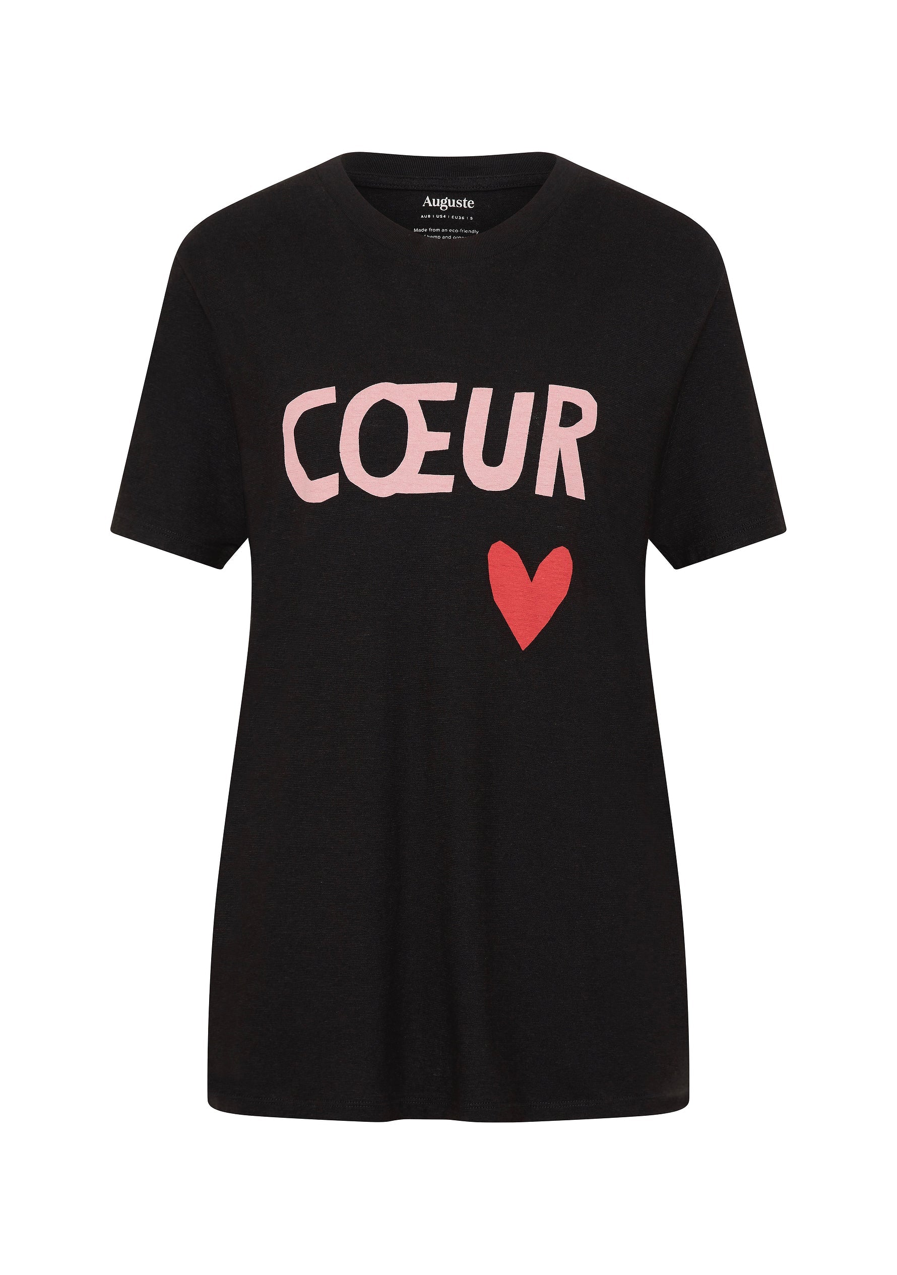 Heart Classic Tee - Black