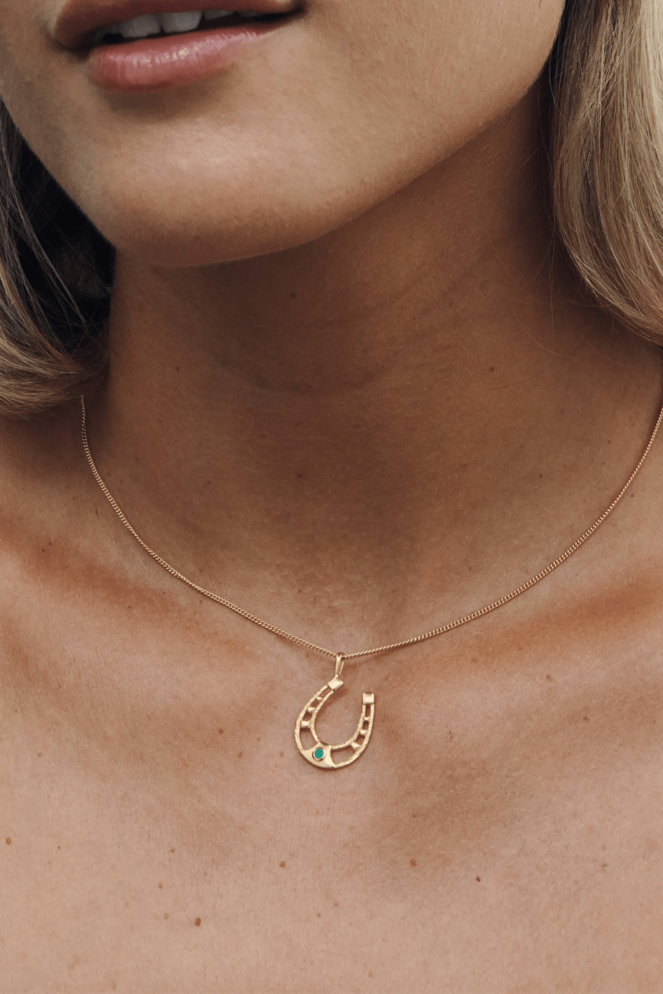 Horseshoe Necklace - Gold - Earrings - Temple Of The Sun - Women's fashion at The Freedom State