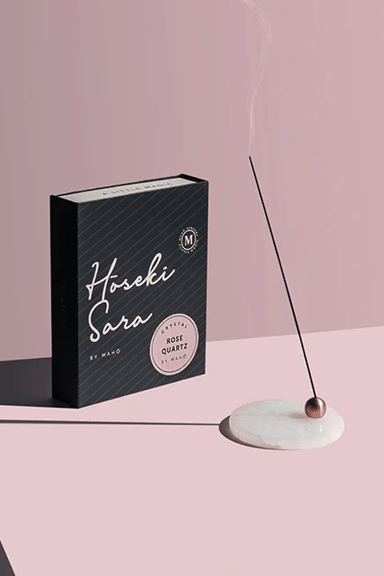 Hoseki Sara - Rose Quartz Crystal - Incense - Maho Sensory - Women's fashion at The Freedom State