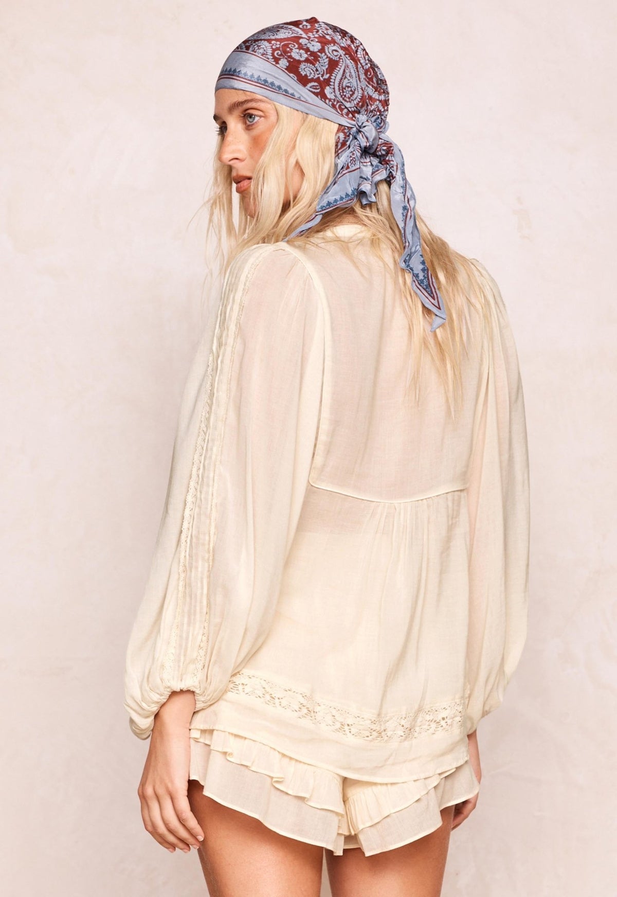 Ines Boho Blouse - Light Sand - Fashion Tops - Spell - Women's fashion at The Freedom State