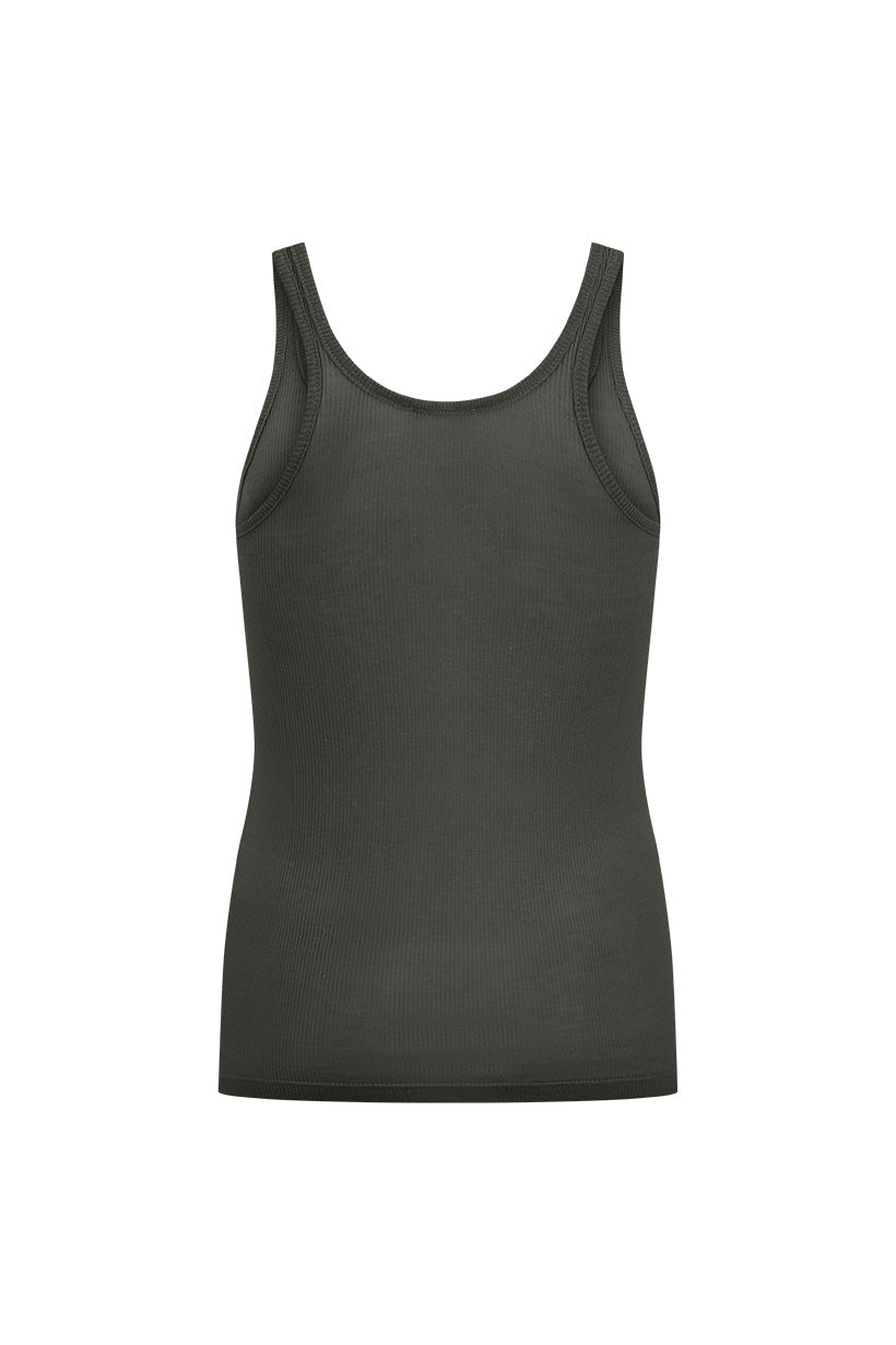 Isabella 2.0 Singlet - Charcoal - Singlets - Spell - Women's fashion at The Freedom State
