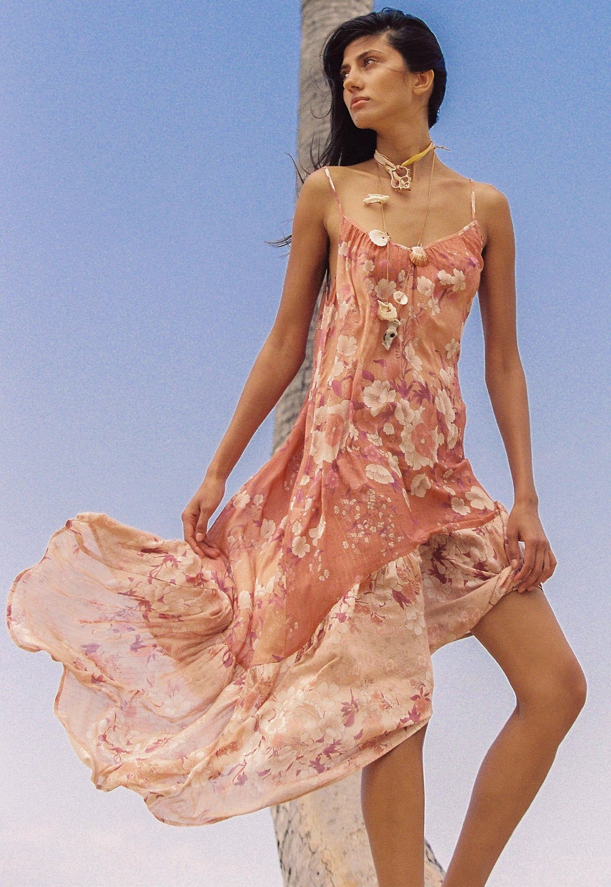 Isola Strappy Dress - Sunfade Pink - Midi Dresses - Spell - Women's fashion at The Freedom State