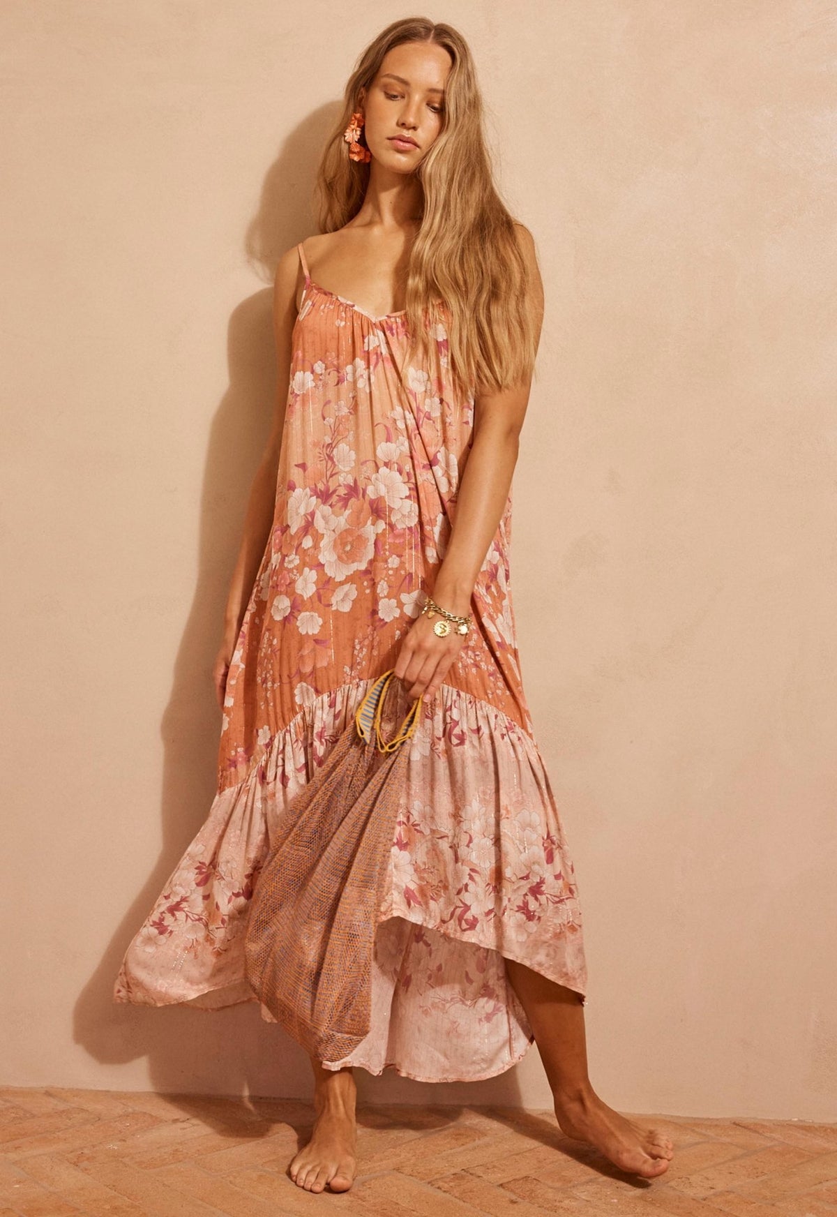 Isola Strappy Dress - Sunfade Pink - Midi Dresses - Spell - Women's fashion at The Freedom State