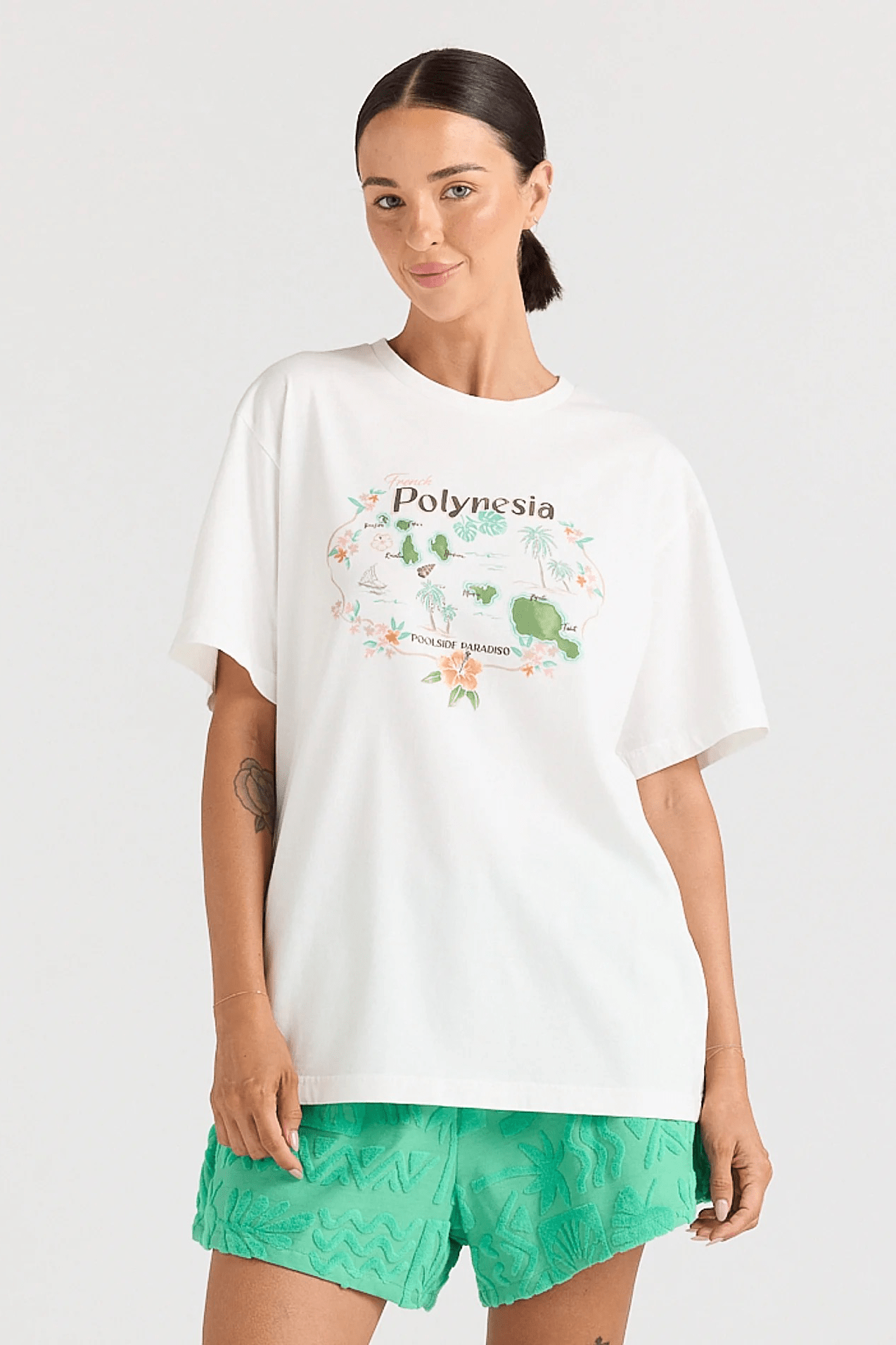 Isola Tee - Vanilla - T-Shirts - Poolside Paradiso