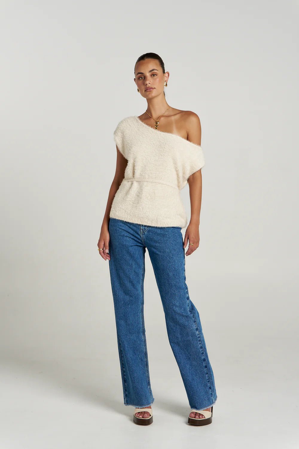 Ivy Knit Top - Lily White - Knitwear - Summi Summi - Women's fashion at The Freedom State