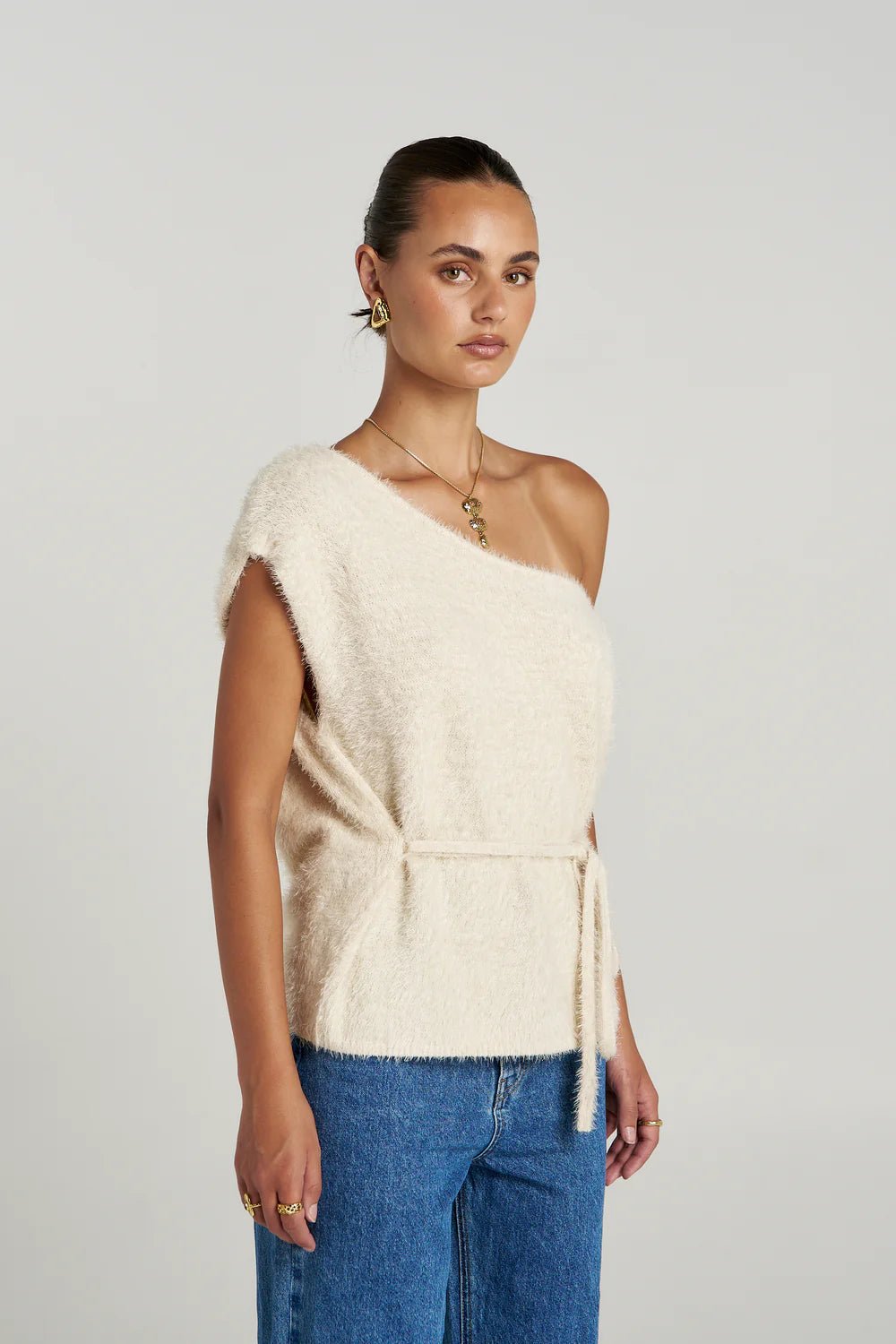Ivy Knit Top - Lily White - Knitwear - Summi Summi - Women's fashion at The Freedom State