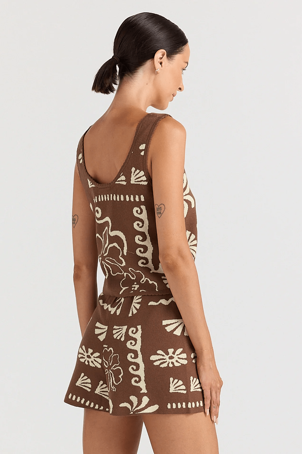Jamaica Singlet Top - Coco - Singlets - Poolside Paradiso