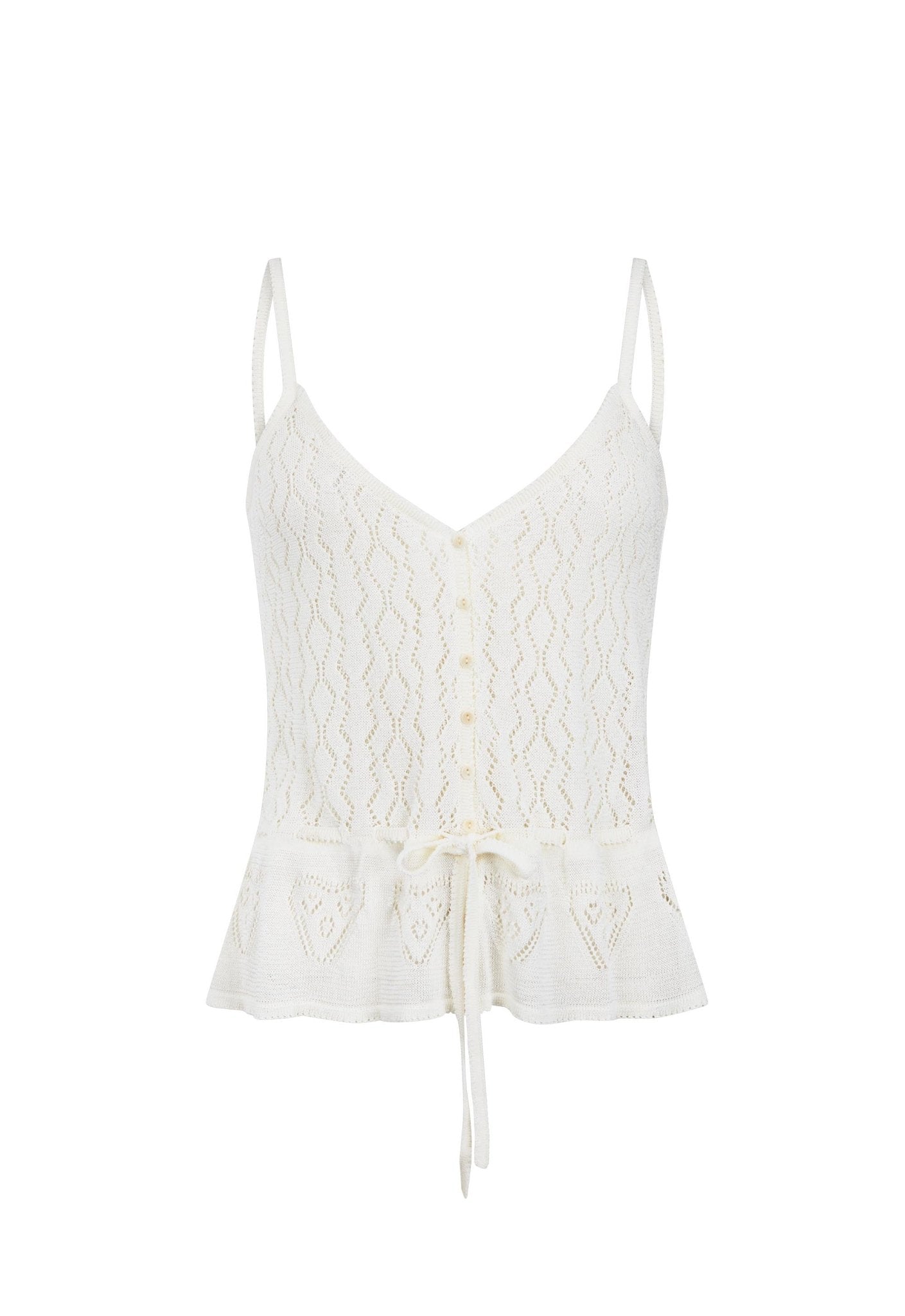 Jessa Pointelle Cami - Vintage Cream - Fashion Tops - Spell - Women's fashion at The Freedom State