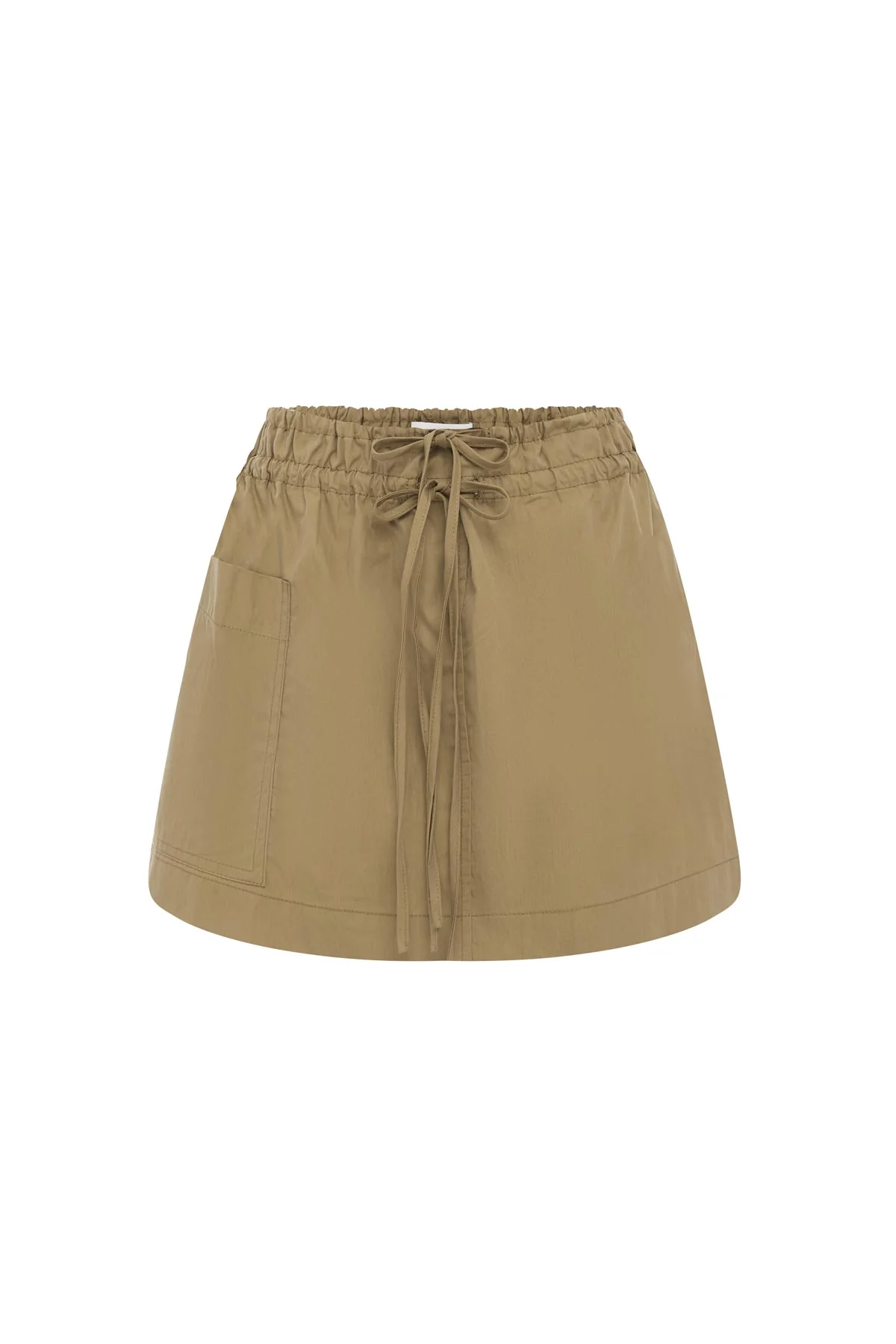 Jessica Cargo Mini Skirt - Washed Khaki