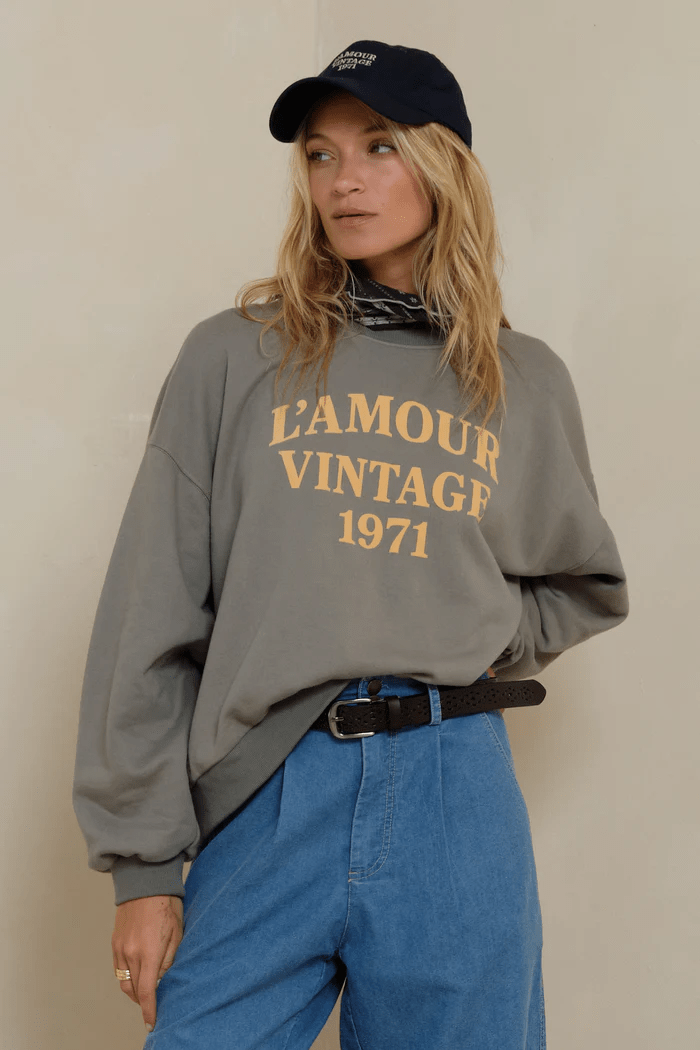 L'Amour Vintage Sweater - Faded Green - Jumpsuits & Playsuits - Lilya - Women's fashion at The Freedom State