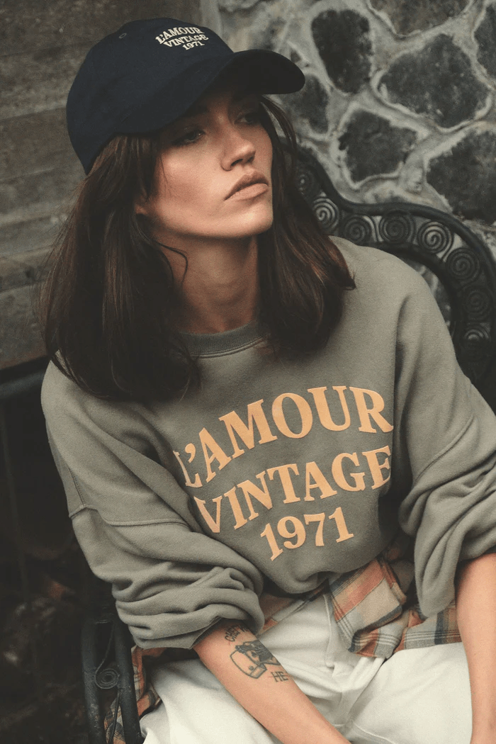 L'Amour Vintage Sweater - Faded Green - Jumpsuits & Playsuits - Lilya - Women's fashion at The Freedom State