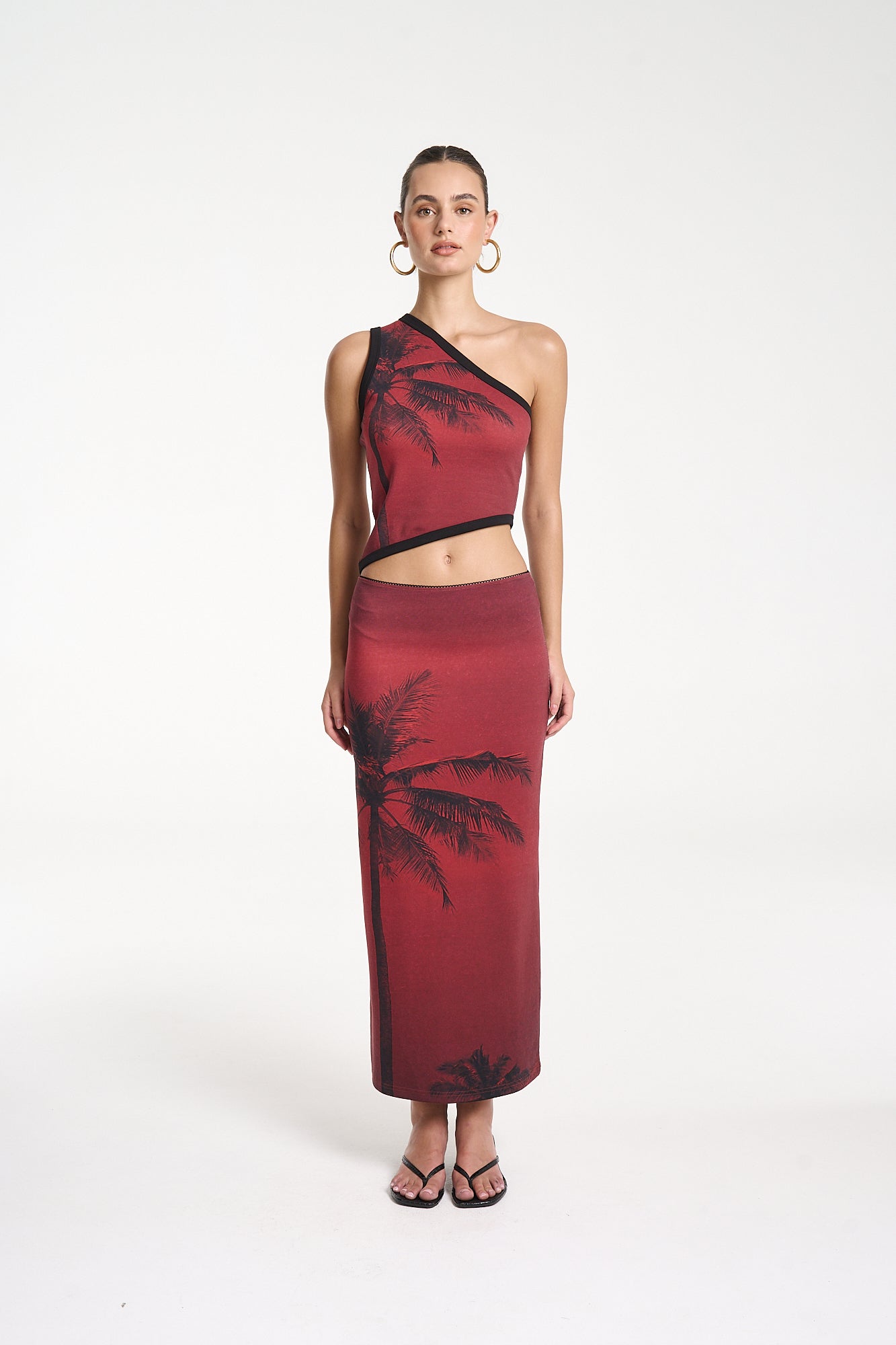 Summi Midi Skirt - La Palma