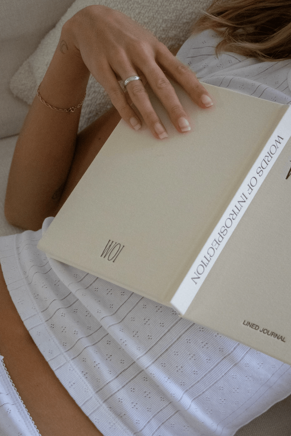 Lined Journal - Cream - Journals - Words Of Introspection - Women's fashion at The Freedom State