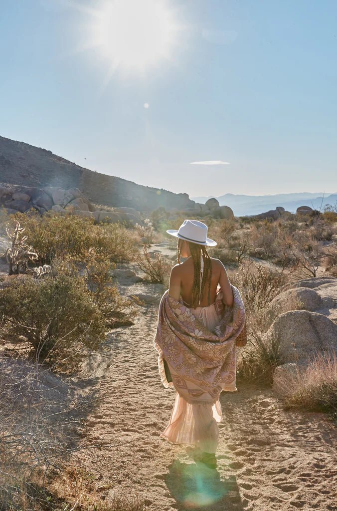 Lola Throw - Blush - Rugs & Throws - Wandering Folk - Women's fashion at The Freedom State