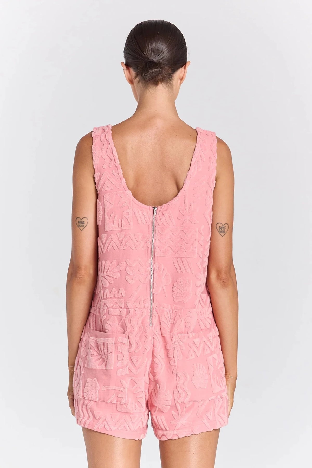 Mai Tai Romper - Rose - Jumpsuits & Playsuits - Poolside Paradiso - Women's fashion at The Freedom State