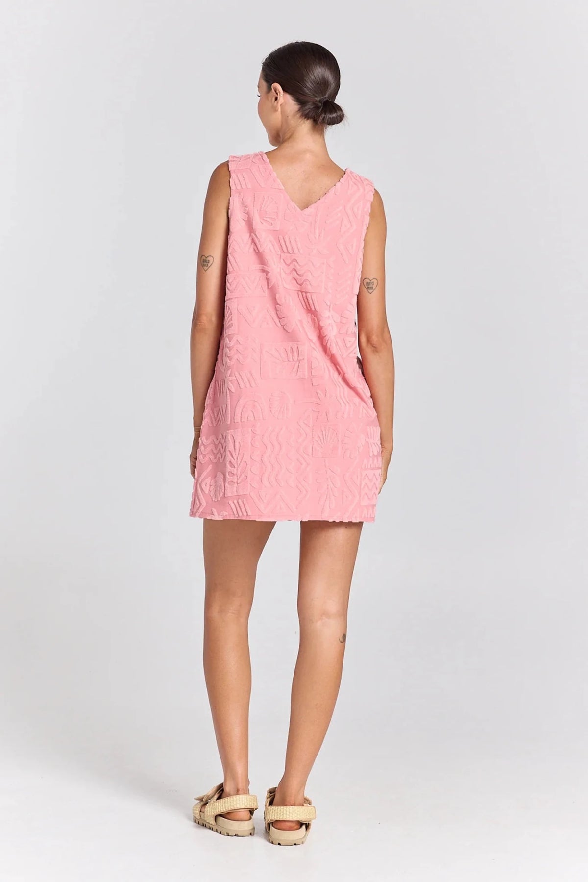 Mai Tai V Tunic Dress - Rose - Mini Dresses - Poolside Paradiso - Women's fashion at The Freedom State