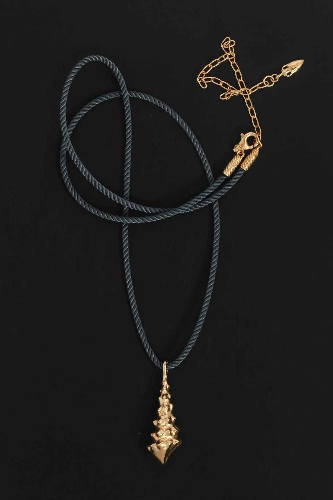 Marine Cord Necklace - Gold