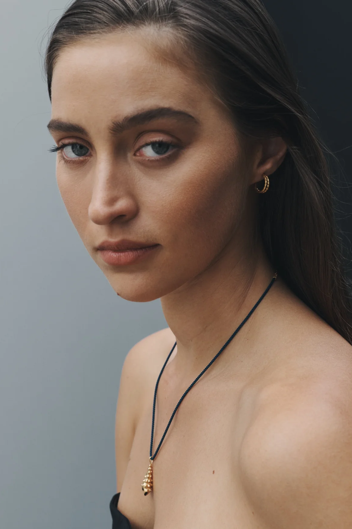 Marine Cord Necklace - Gold