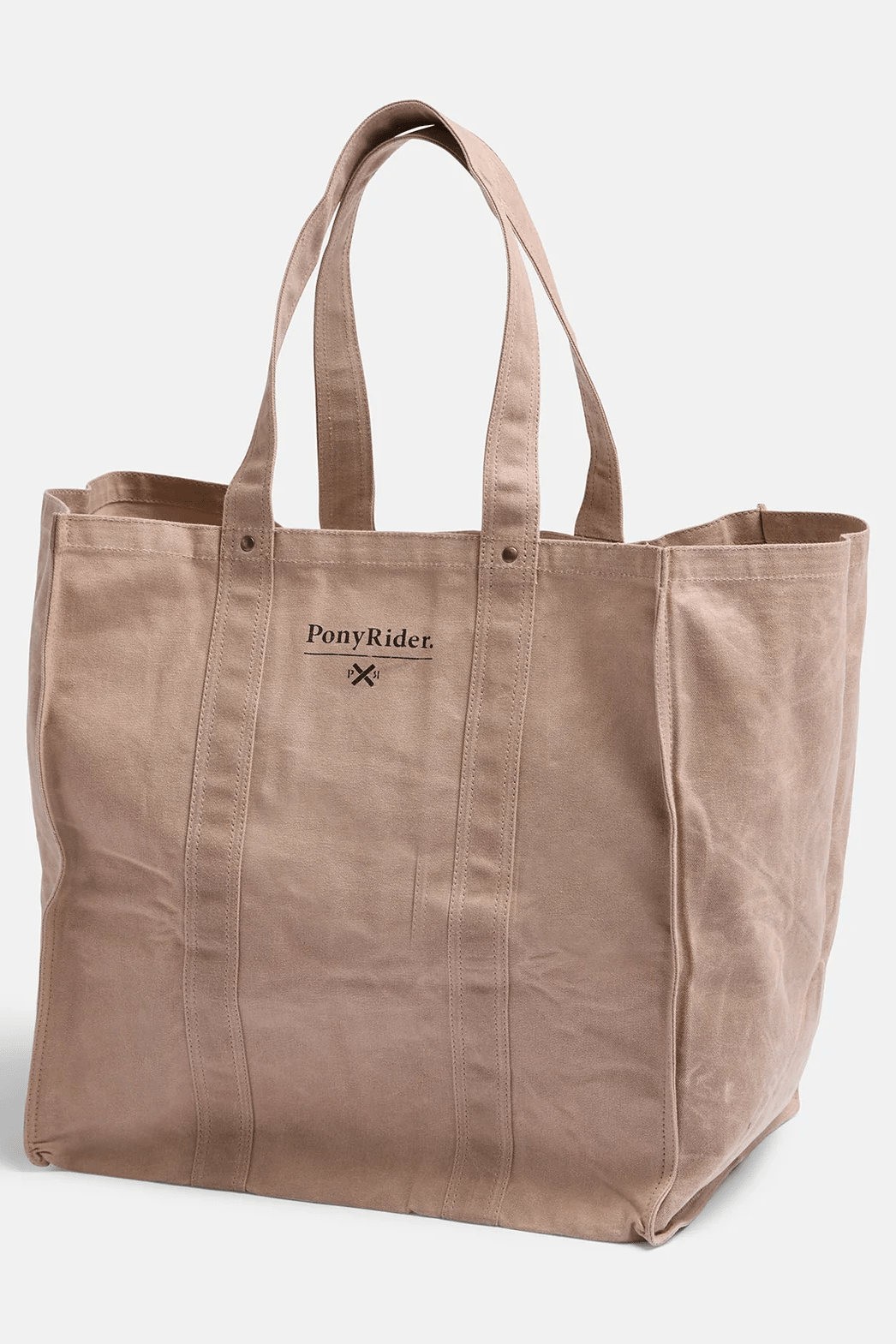 Market Canvas Tote Bag - Mocha - Bags - Pony Rider - Women's fashion at The Freedom State