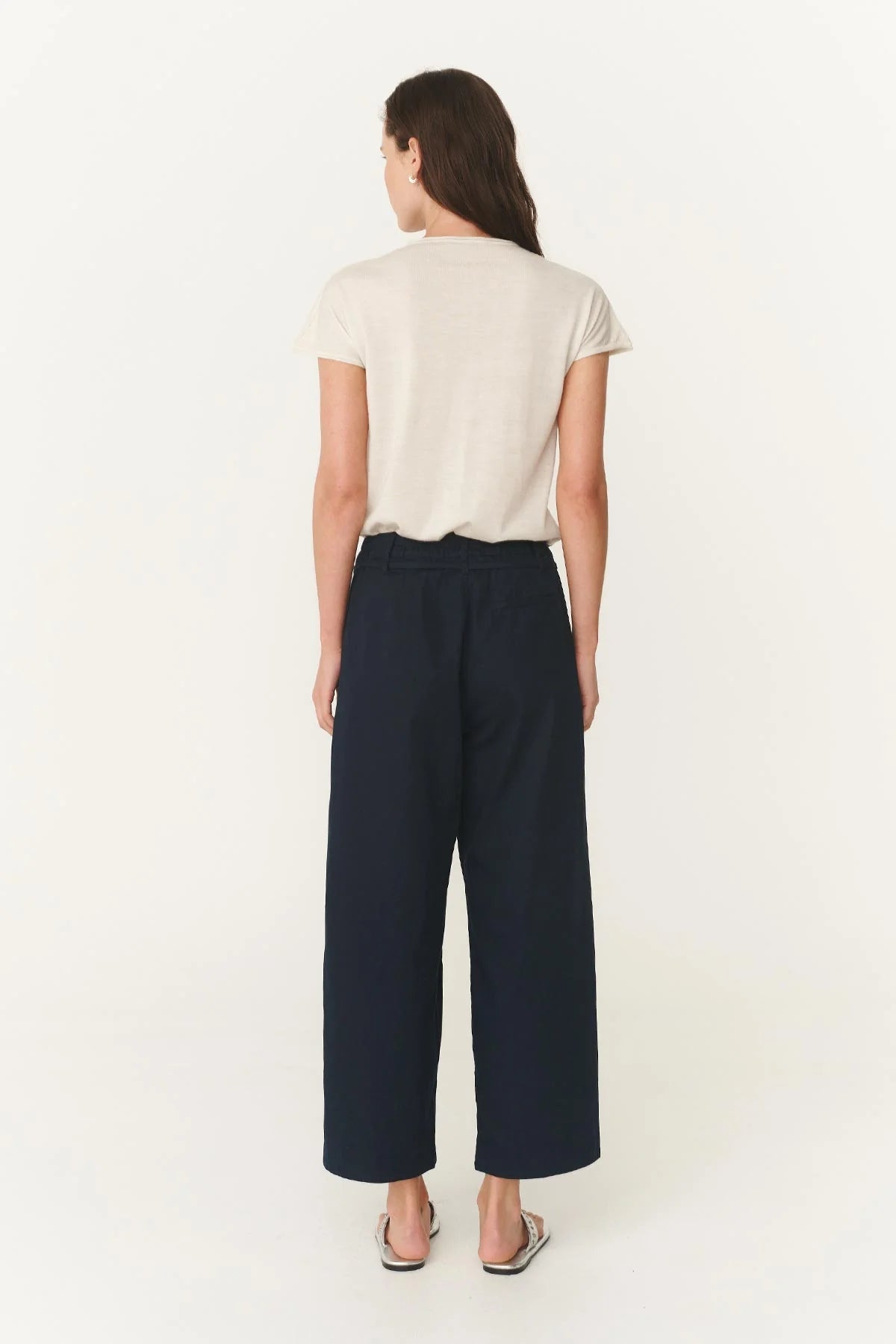 Maryanne Barrel Leg Pants - Ink - Pants - Rowie The Label - Women's fashion at The Freedom State