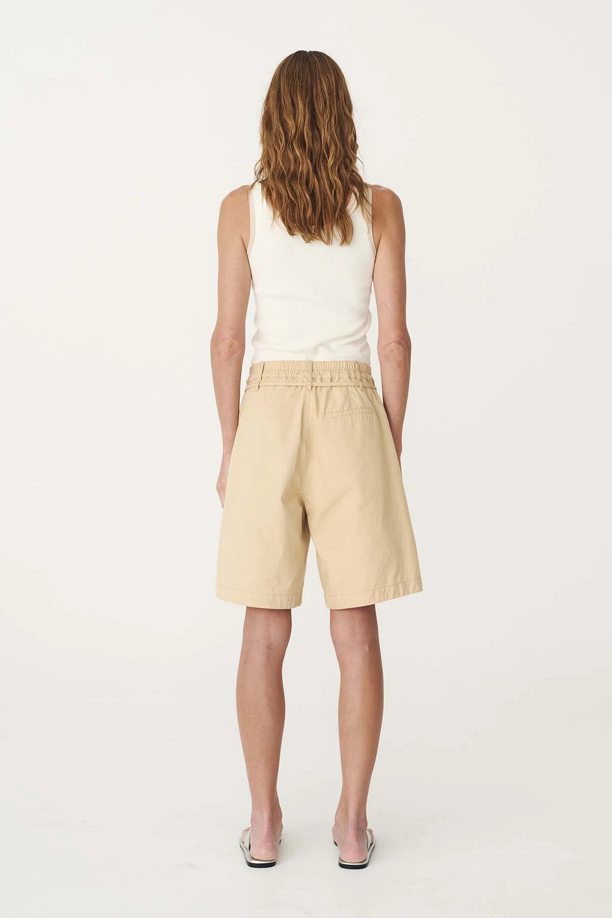 Maryanne Longline Shorts - Khaki - Shorts - Rowie The Label - Women's fashion at The Freedom State