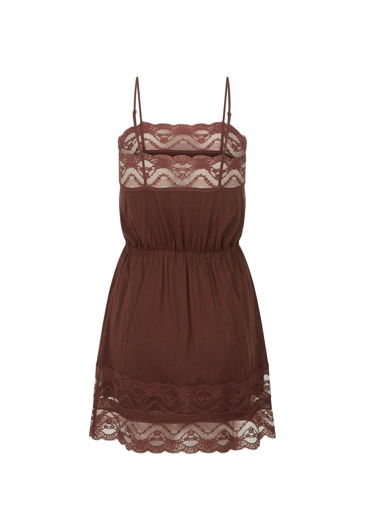 Mila Lace Mini Dress - Fudge - Mini Dresses - Spell - Women's fashion at The Freedom State