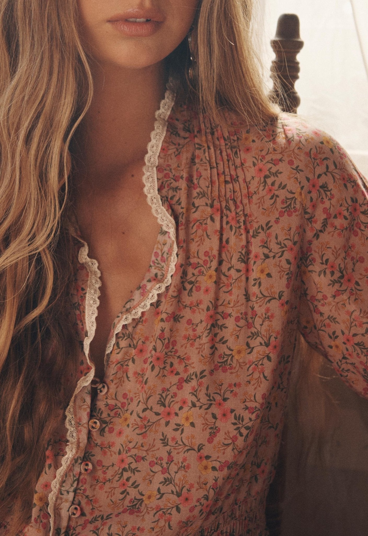 Mimi - Rose Blouse - Pink Posey - Fashion Tops - Spell - Women's fashion at The Freedom State