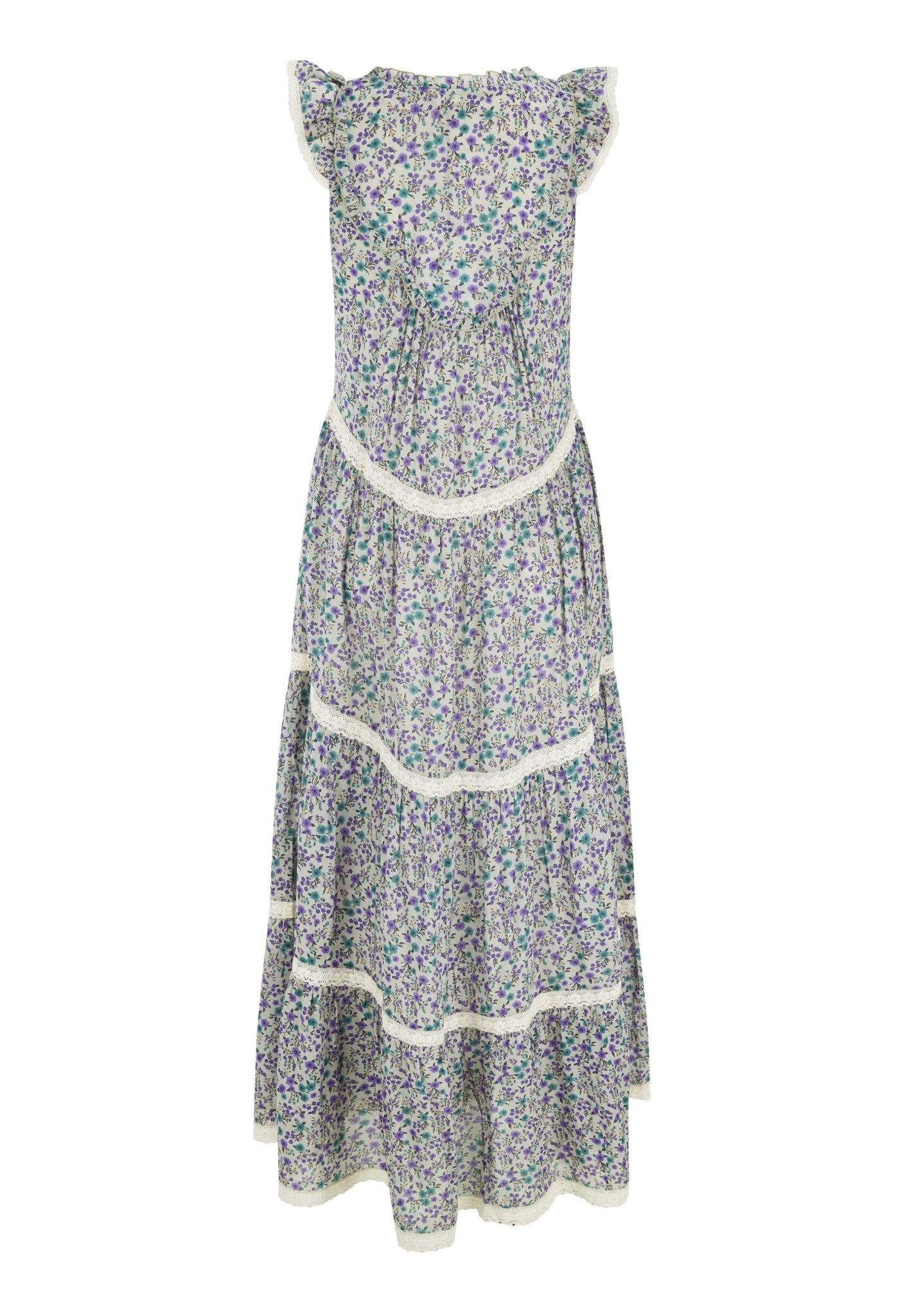 Mimi - Rose Sleeveless Boho Dress - Violet Fields - Midi Dresses - Spell - Women's fashion at The Freedom State