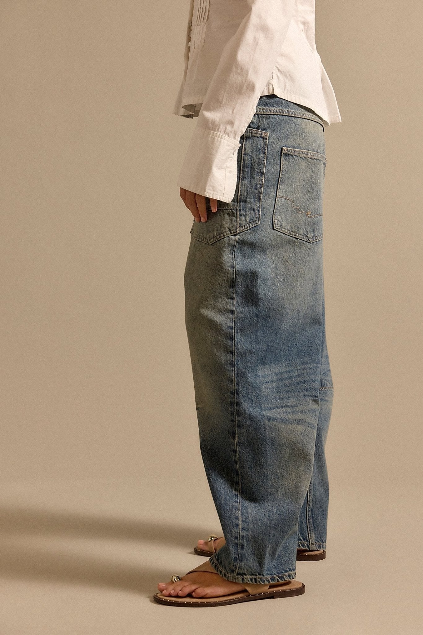 Minimalist Moxie Barrel Jeans - High Hopes - Jeans - Free People - Women's fashion at The Freedom State