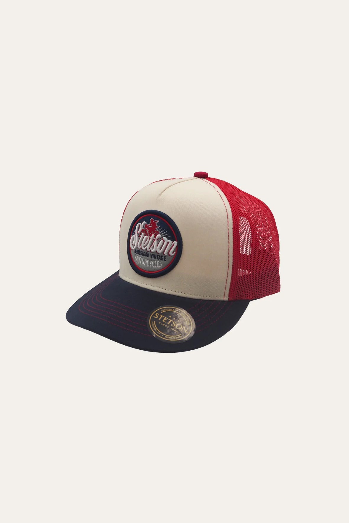 Motorcycle Trucker Cap - Navy - Caps - Stetson - Women's fashion at The Freedom State