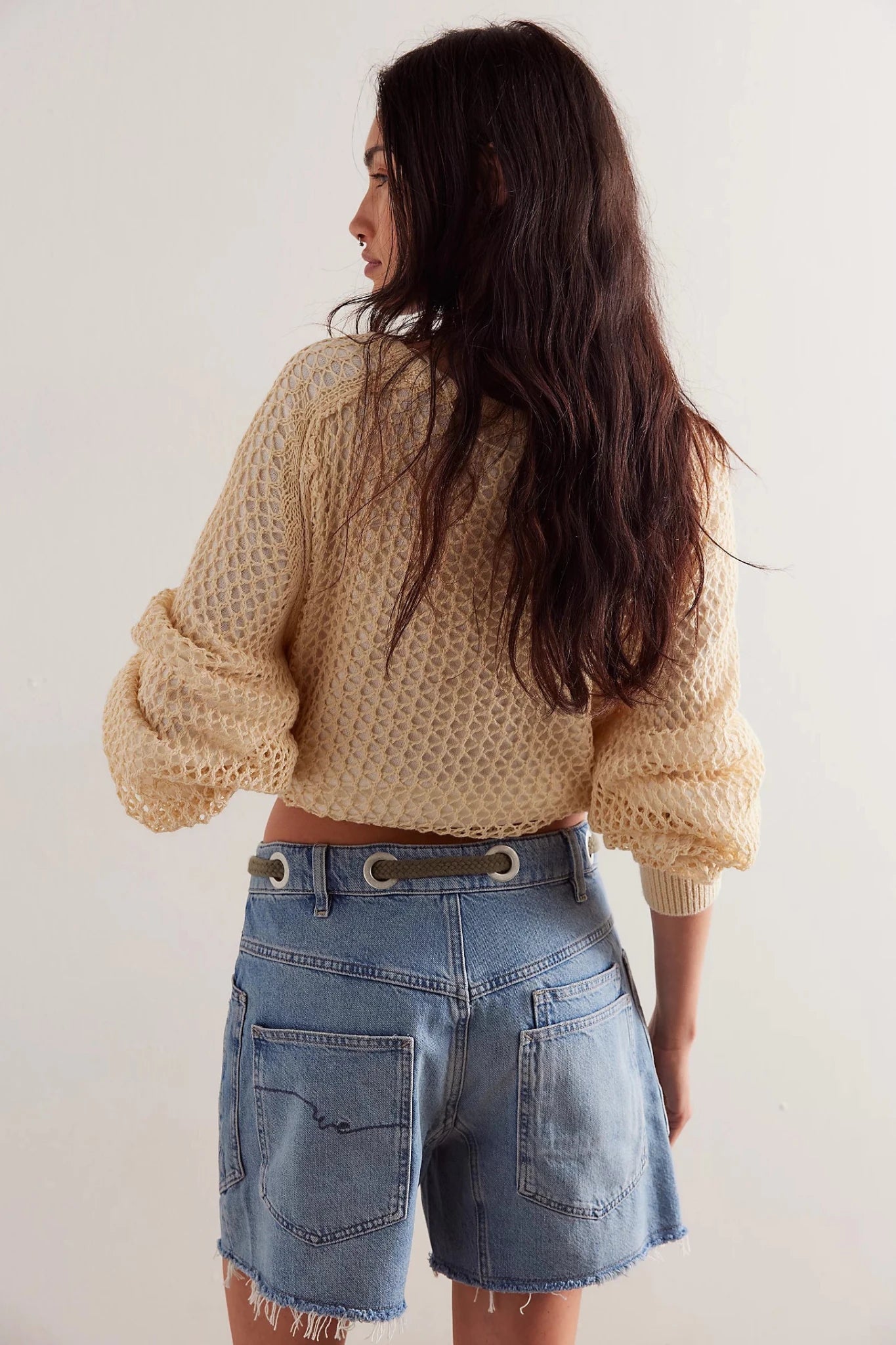 Moxie Barrel Shorts - Truest Blue - Shorts - Free People - Women's fashion at The Freedom State